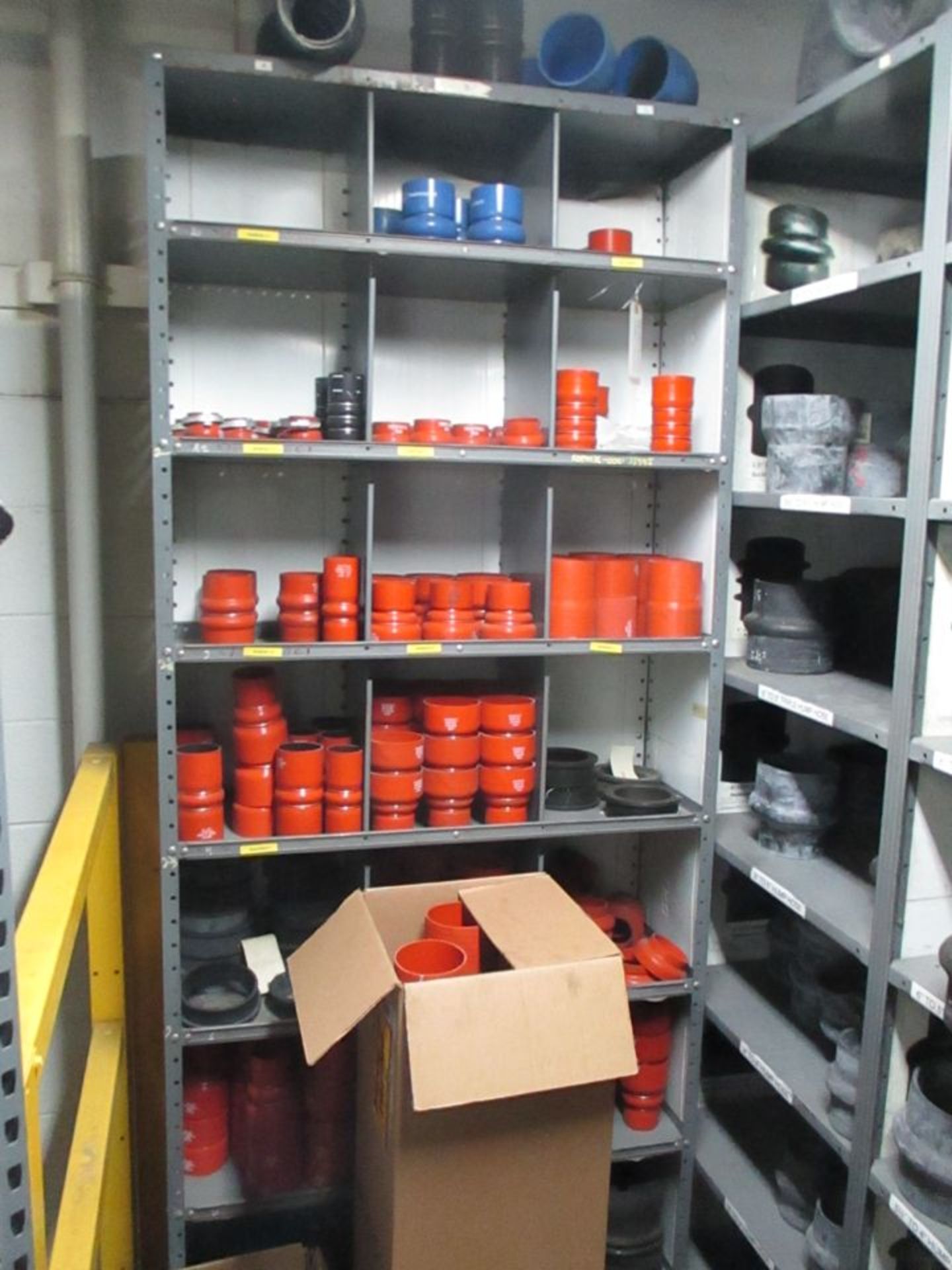 (7) Sections of Steel Shelving, (6) Sections of Light Duty Racking with Wire Decking (Oil Room - - Image 3 of 6