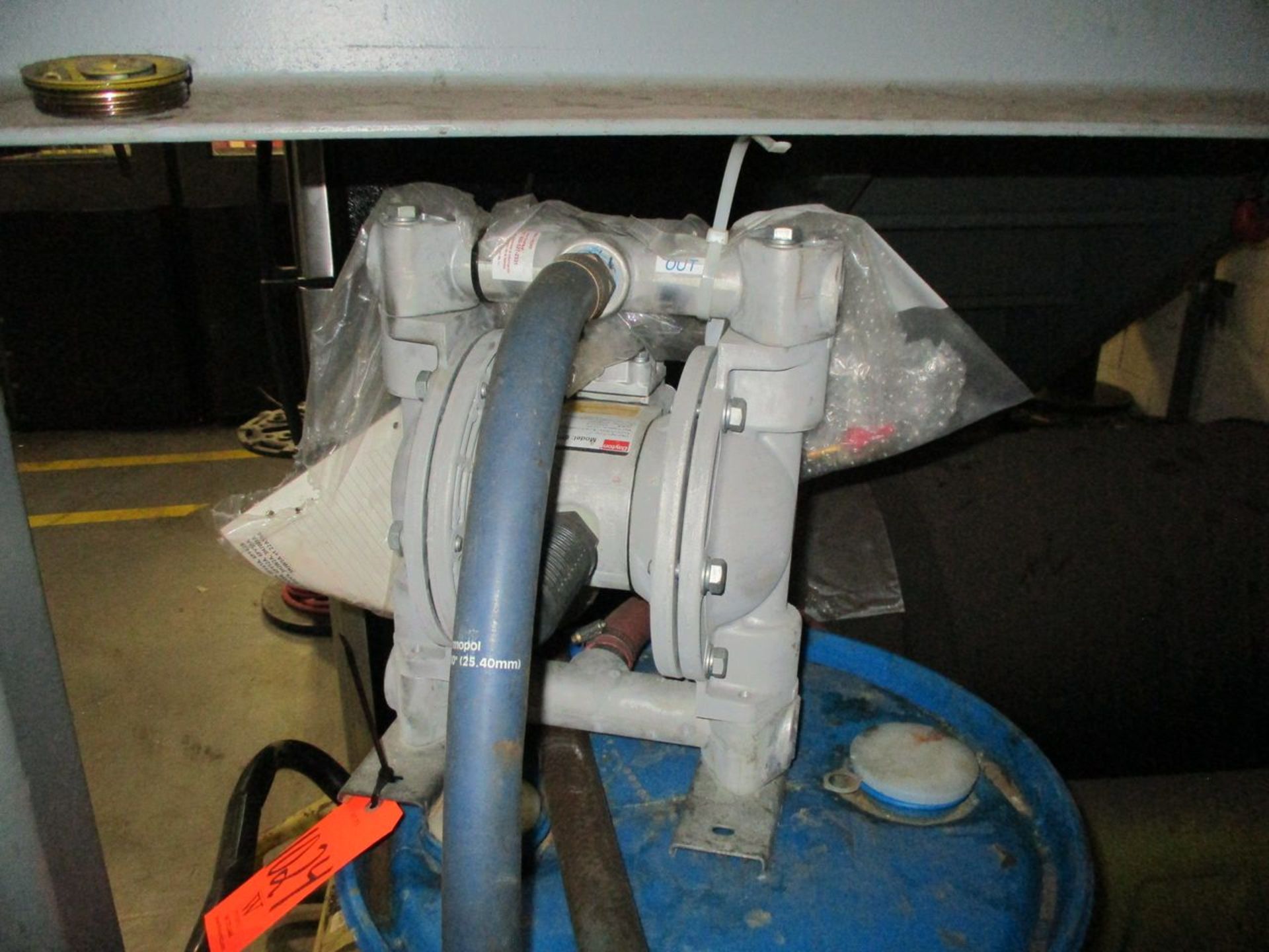 (2) Poly Diaphragm Pumps on Scissor Lift Table (Prep Room Near Door 30) - Image 3 of 3