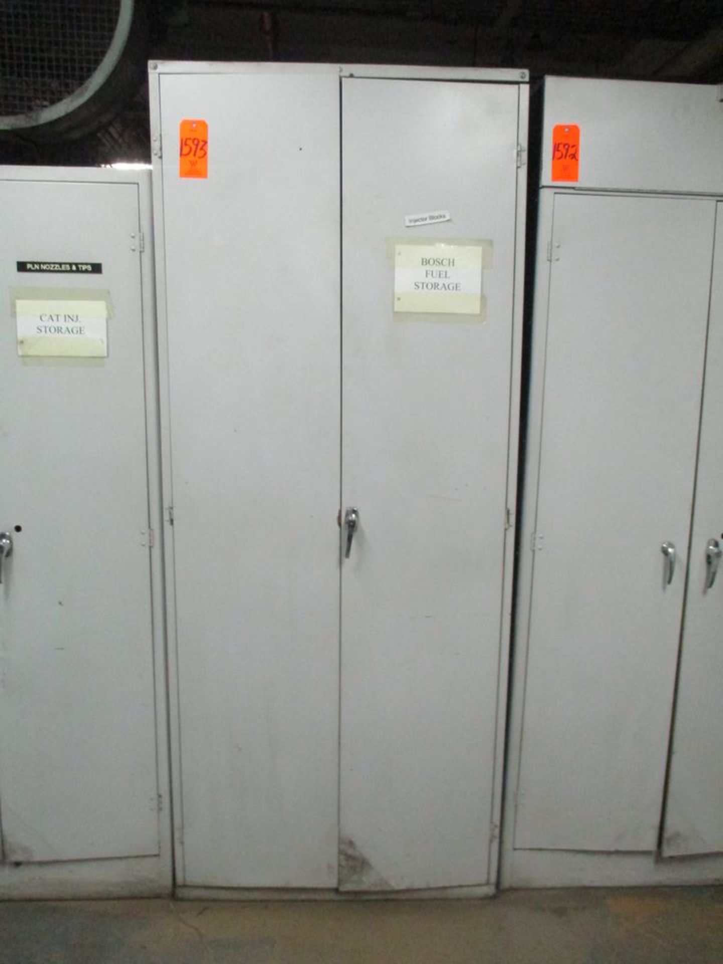 2-Door Metal Storage Cabinet, 36" X 20" X 88" (Basement CY-68 Cage 7)