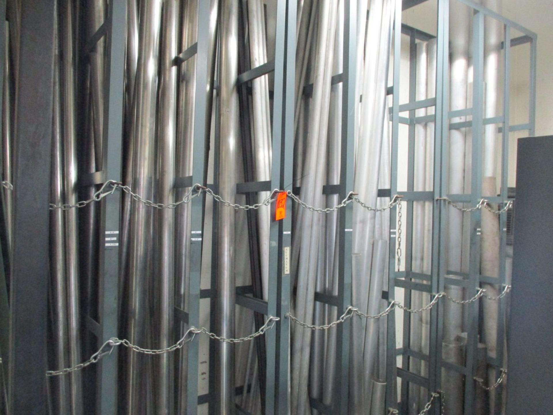 (3) 3-Section Steel Tubing Racks with Tubing (Building 9 Area 3)