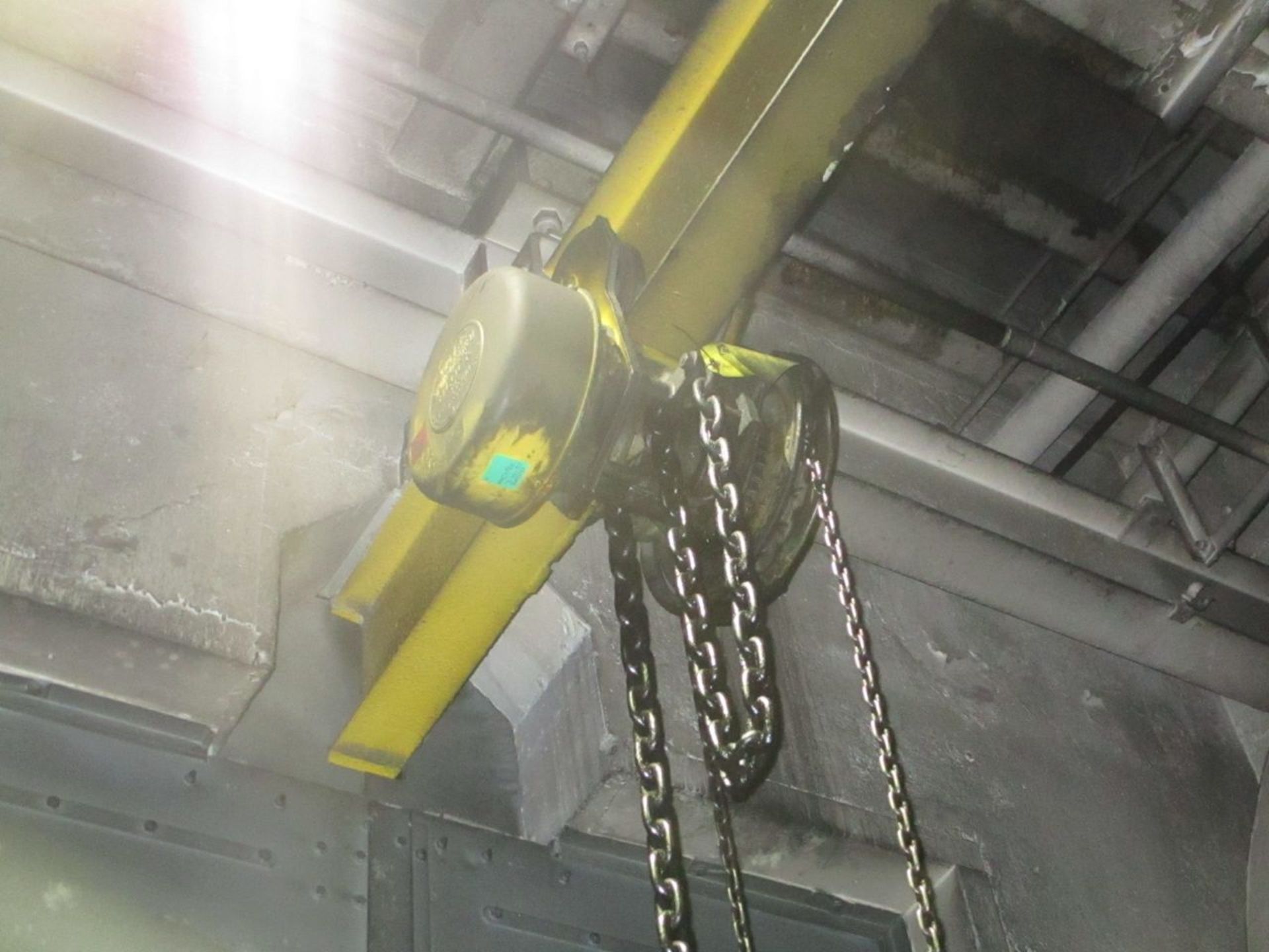 Yale 3-Ton Manual Chain Hoist with Monorail (Cell 26)