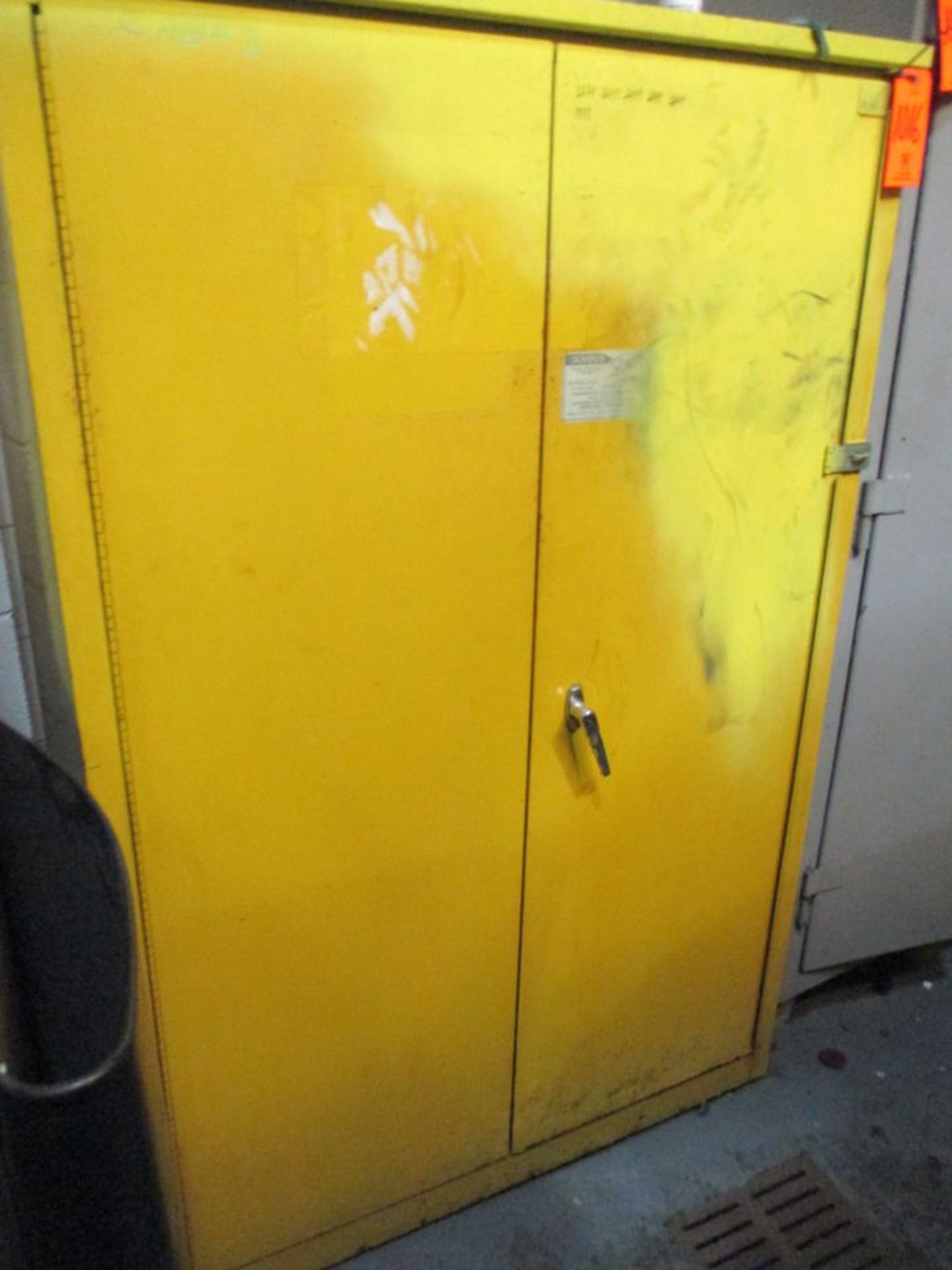 Eagle 1945 2-Door 45-Gallon Flammable Liquid Storage Cabinet, 43" x 16" x 65" (Prep Room Near Door