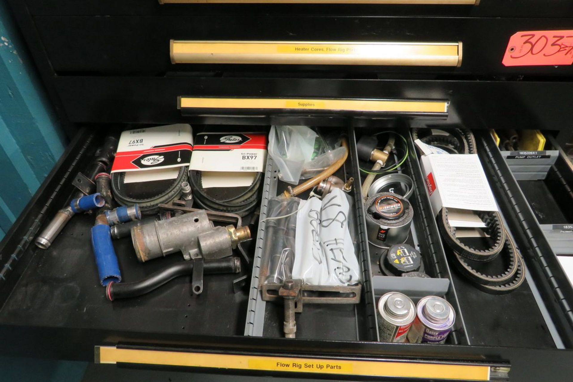 Equipto 11-Drawer Metal Storage Cabinet, 45" X 28" X 60" (Basement, DW 69, Thermotron Lab) - Image 5 of 6