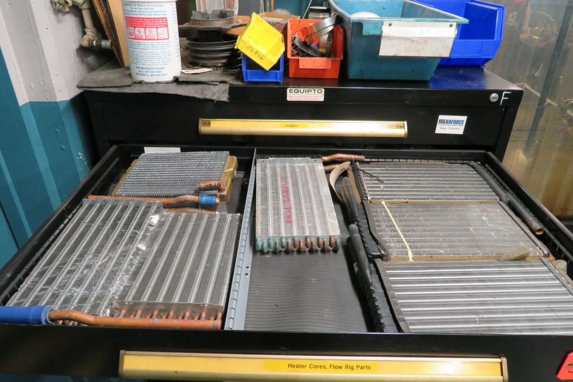 Equipto 11-Drawer Metal Storage Cabinet, 45" X 28" X 60" (Basement, DW 69, Thermotron Lab) - Image 3 of 6