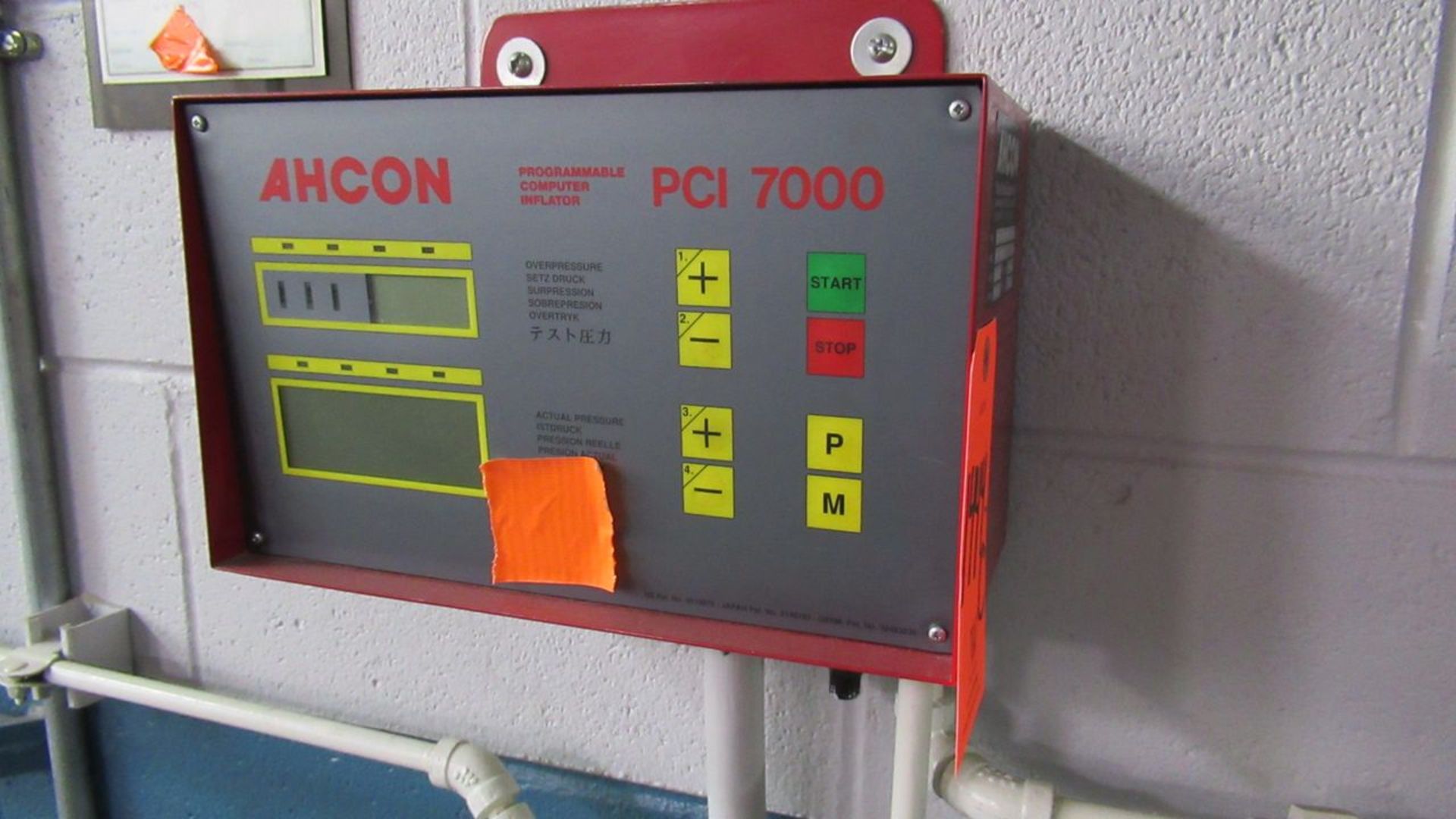 Ahcon PCI-7000 Programmable Computer Inflator, s/n 10.100.376, 145-200 Psi