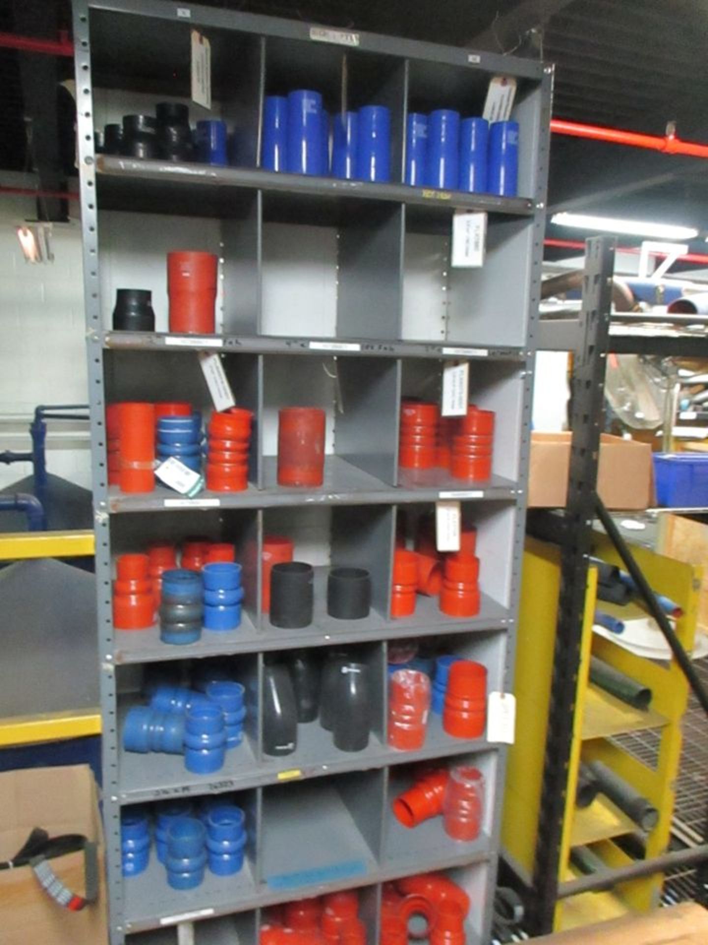 (7) Sections of Steel Shelving, (6) Sections of Light Duty Racking with Wire Decking (Oil Room - - Image 6 of 6