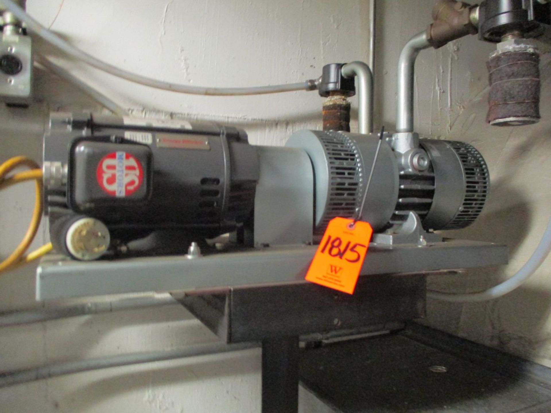 Gast 6066-V107A 5 HP Vacuum Pump, Gast 2587-V103 1-1/2 HP Vacuum Pump (Basement FW-46 & EW-46)