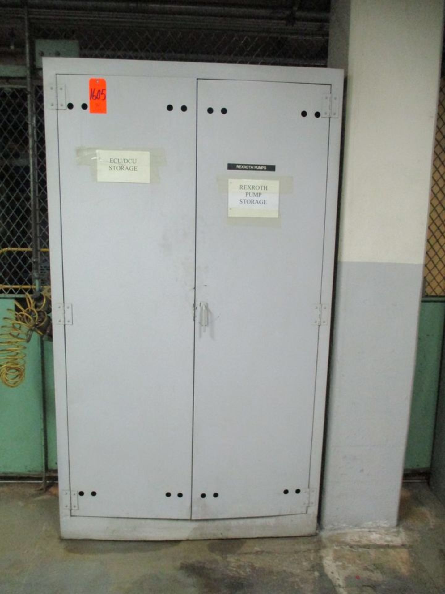 2-Door Metal Storage Cabinet, 48" X 16" X 84" (Basement CY-68 Cage 7)