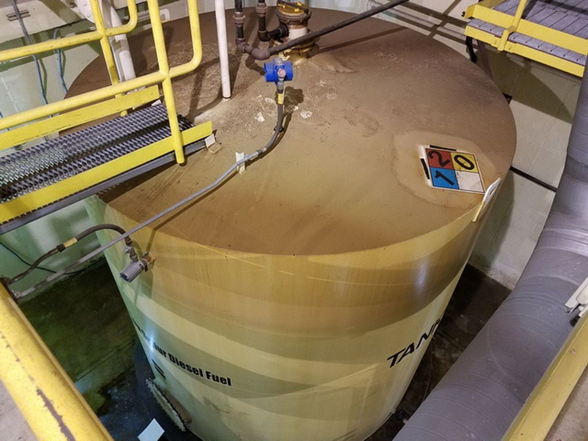 10.000 Gallon Max. Capacity Vertical ("2007" Ultra Low Sulphur Diesel Fuel) Storage Tank #4 (Tank