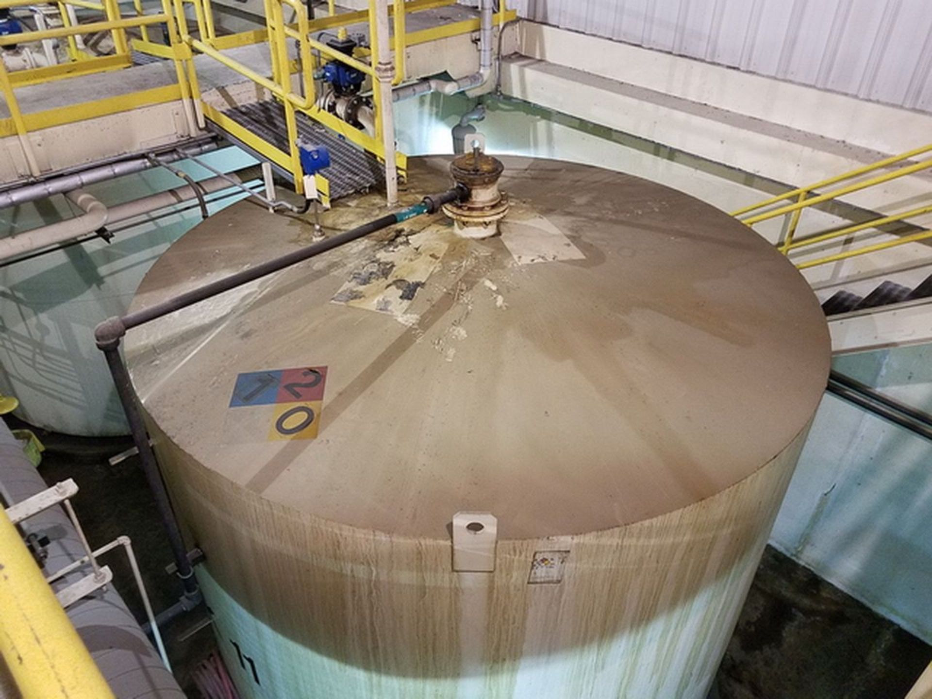 10.000 Gallon Max. Capacity Vertical ("2007" Emission Certification Fuel) Storage Tank #11 (Tank