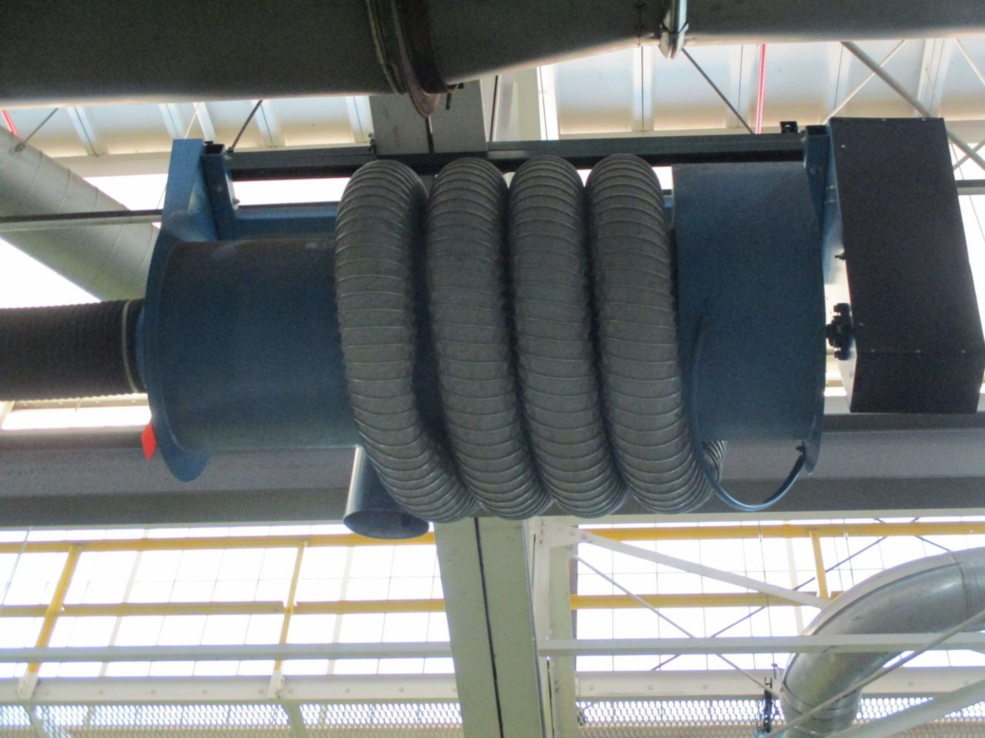 (2) Car-Mon Spring Operated Exhaust Tubing Storage Reel, model TSR-S (Ceiling Mounted) (Chassis Dyno - Image 2 of 2