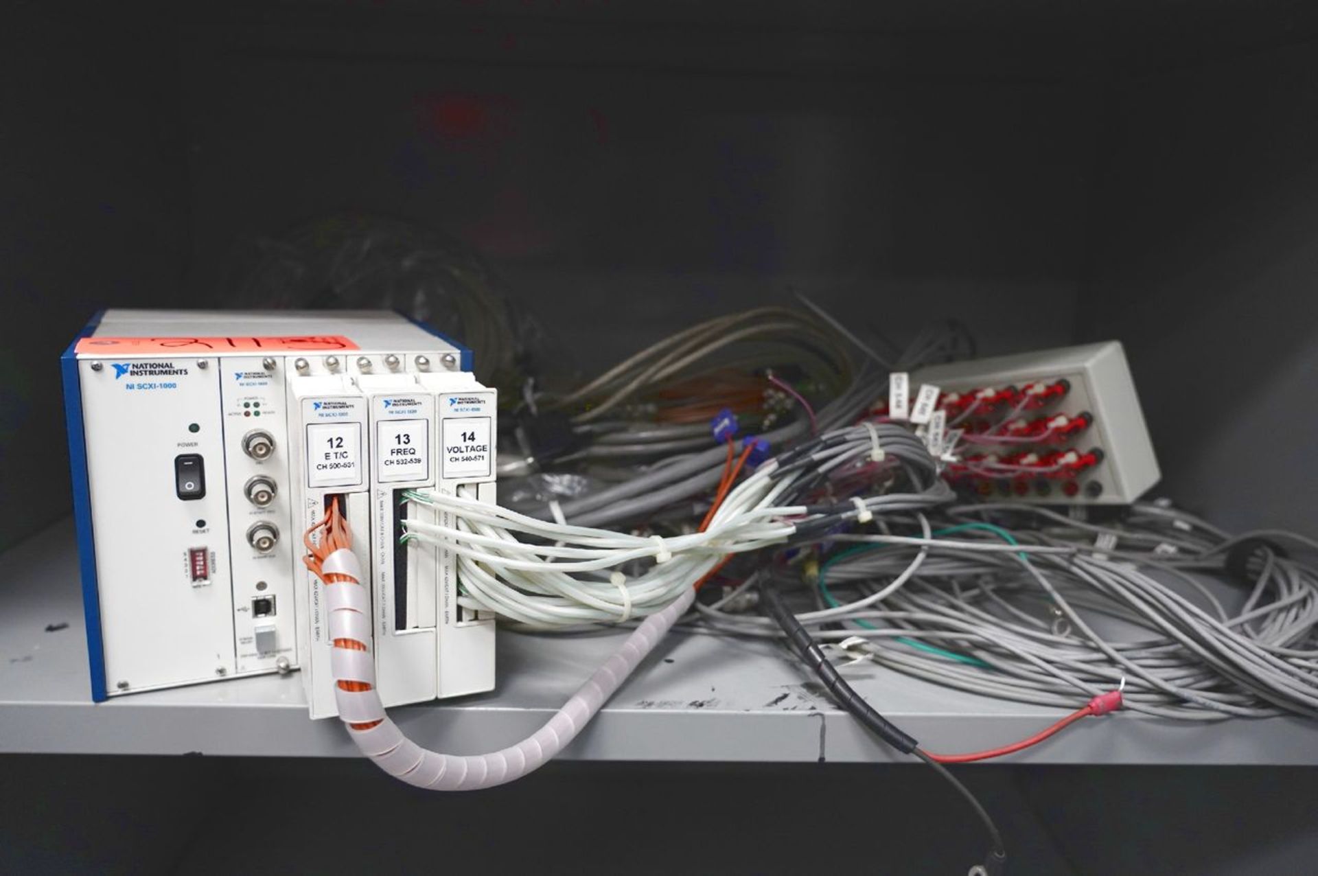 (1) National Instruments NI SCXI-1000 Chassis, (3) IsoThermal Terminal Blocks (Instrumentation and