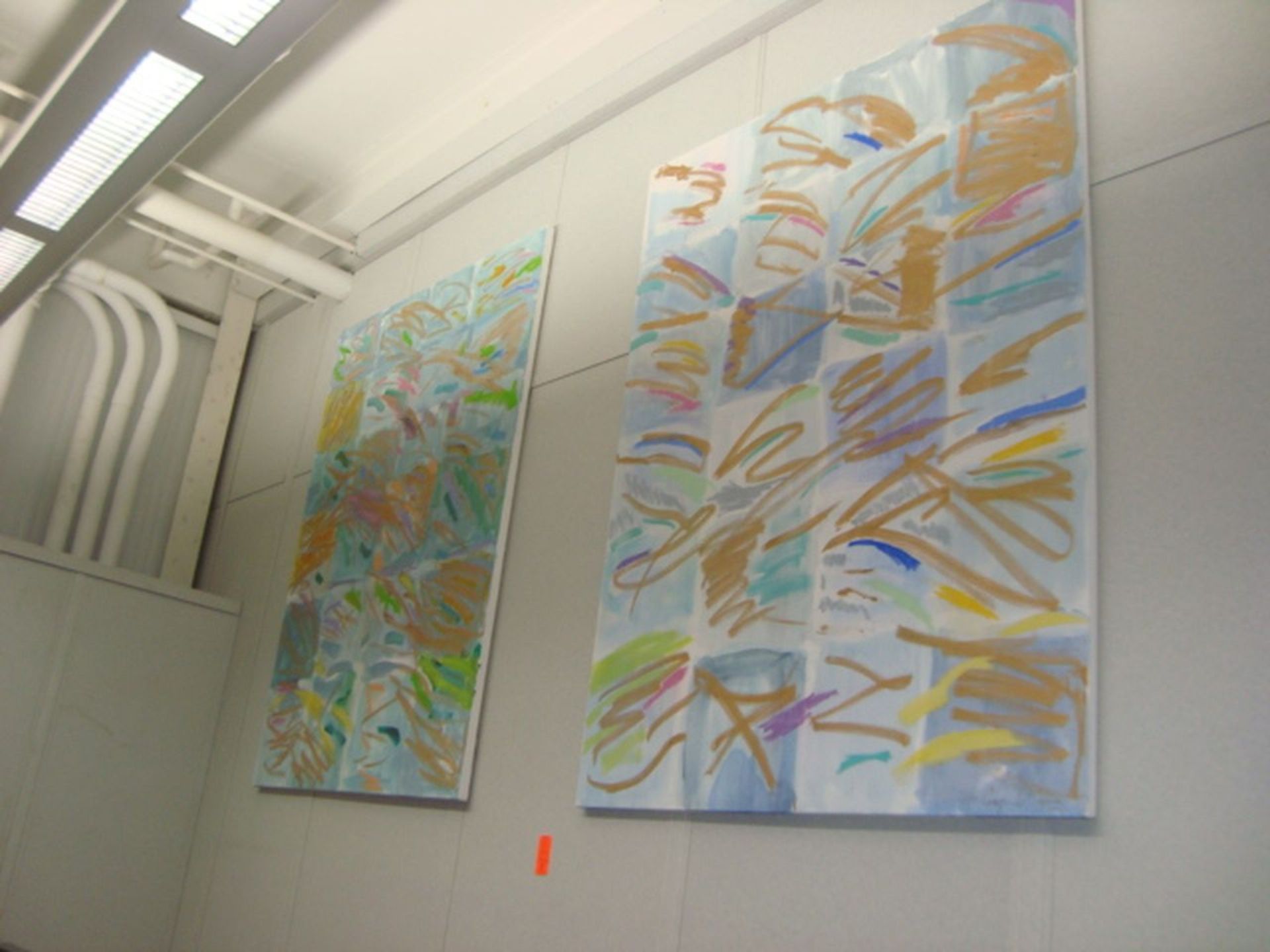 (Lot of 2) 8' ft. x 6' ft. Wall Art Paintings. (South Office 1 st Floor) - Image 6 of 6