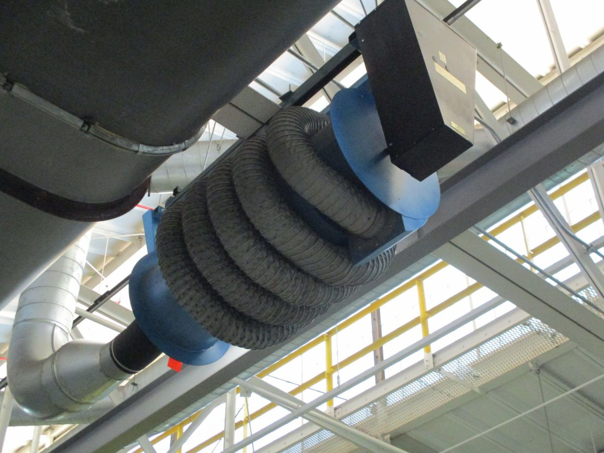 (2) Car-Mon Spring Operated Exhaust Tubing Storage Reel, model TSR-S (Ceiling Mounted) (Chassis Dyno - Image 2 of 2
