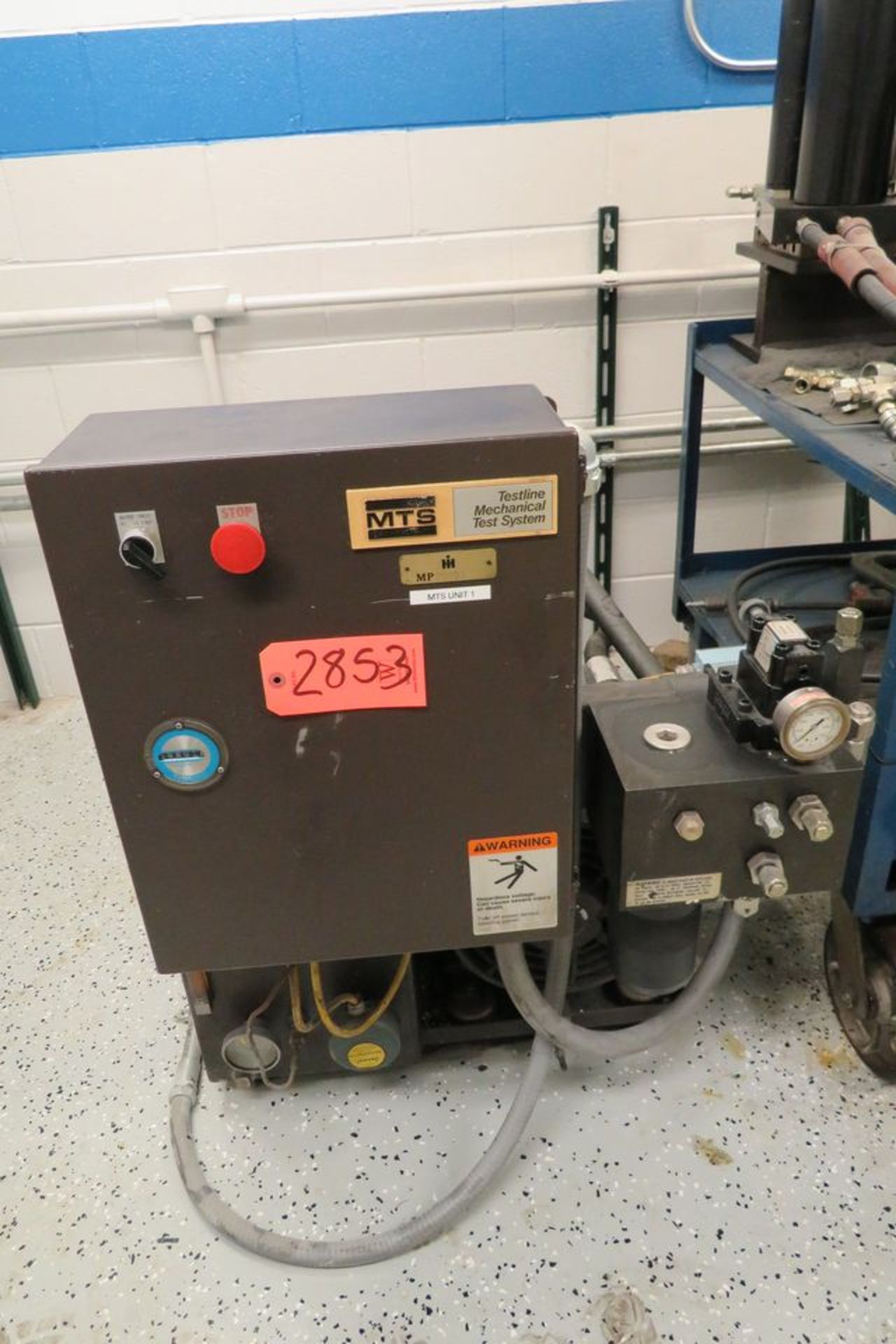 MTS Mechanical Test System to Include: Mdl. 510.108 Hydraulic Power Supply, Mdl. B-1002-77405 Heat - Image 3 of 5