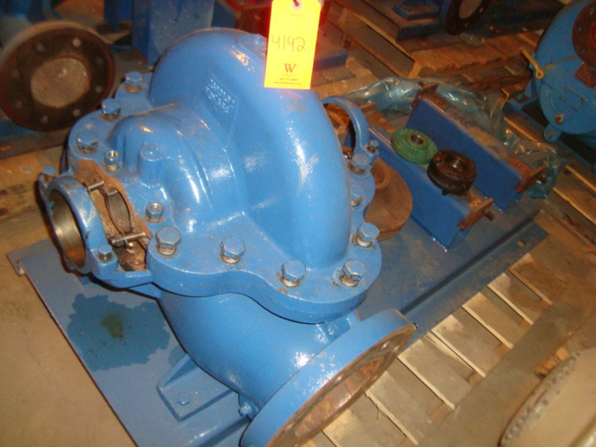 (1-Lot) To Include Gorman-Rupp Approx. 40-HP Trash Pump Skid, (Qty 1) 75-HP Electric Motor, 1780 - Image 4 of 9