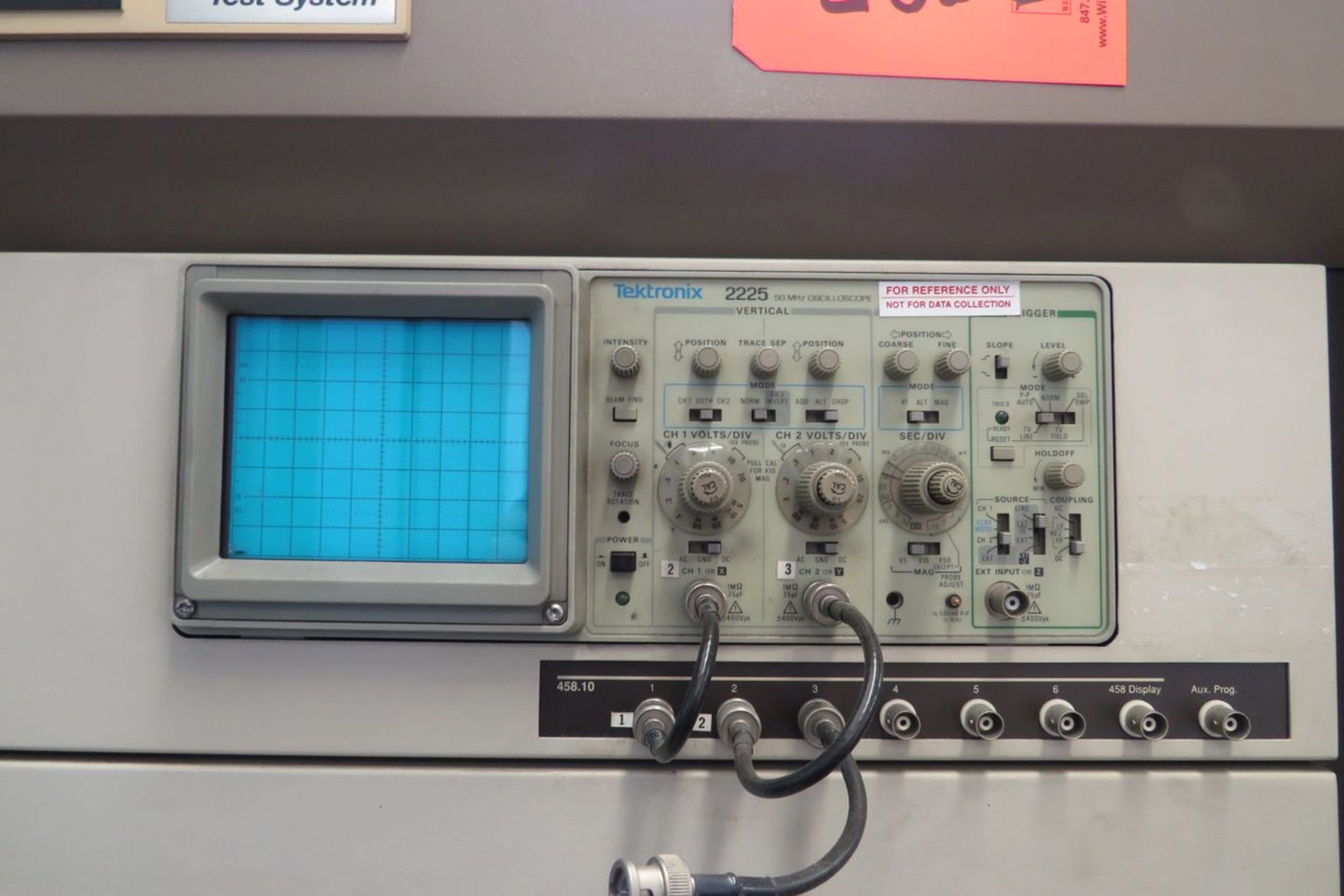 MTS 303.04 100/150 KIP Load Frame to Include: Tektronix Mdl. 2225 50MHz Oscilloscope, Mdl. 458.10 - Image 10 of 12