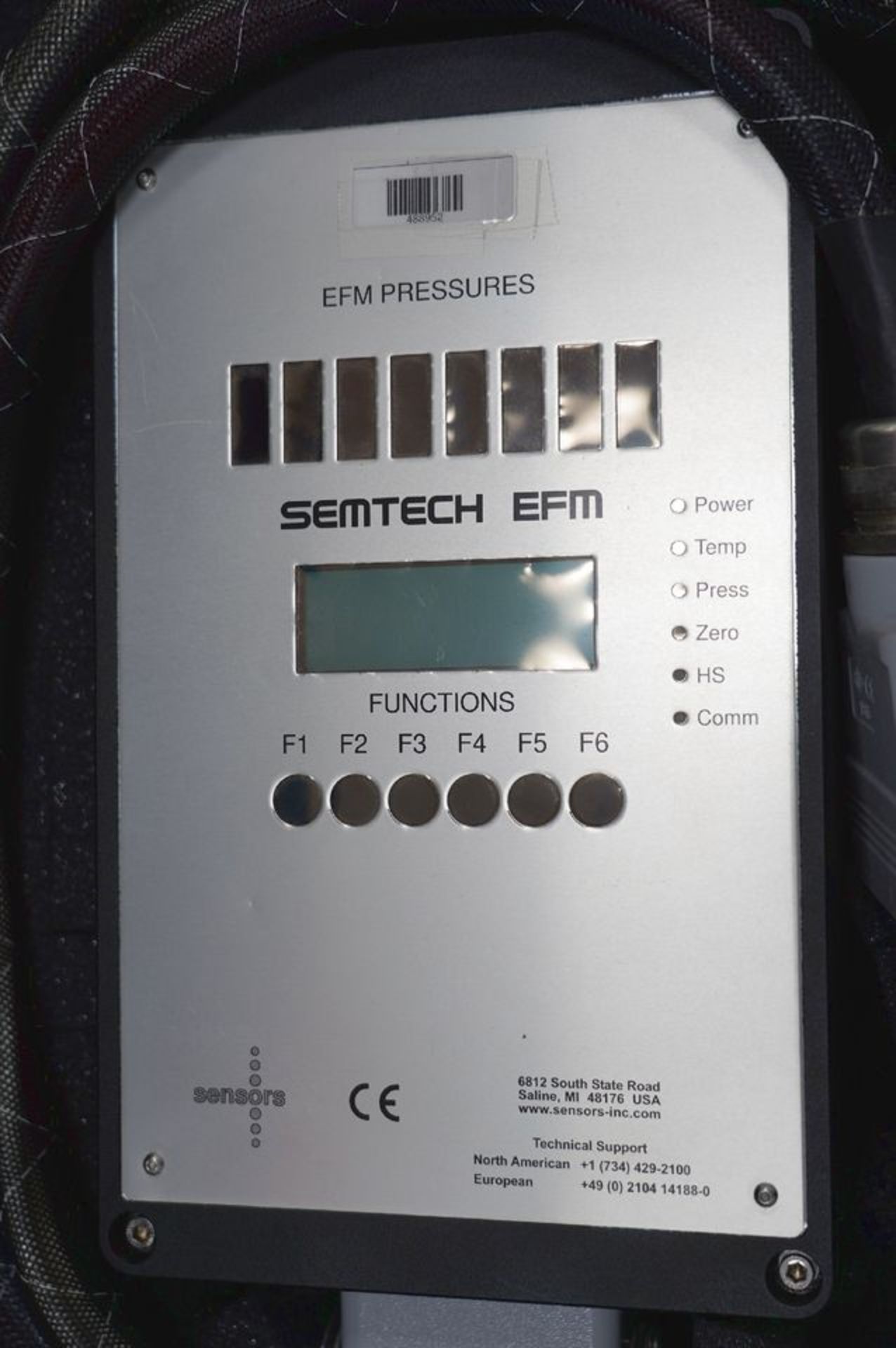 Sensor Semtech EFM HS Exhaust Flow Meter, S/N E10-SF01 (Instrumentation and Electronics Lab ) - Image 3 of 5