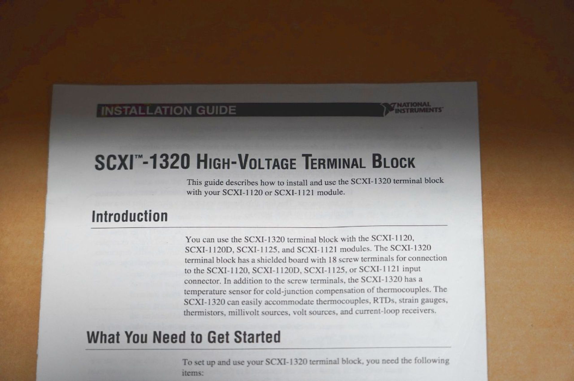 (4) National Instruments SCXI-1320 High Voltage Terminal Block (Instrumentation and Electronics - Image 5 of 8