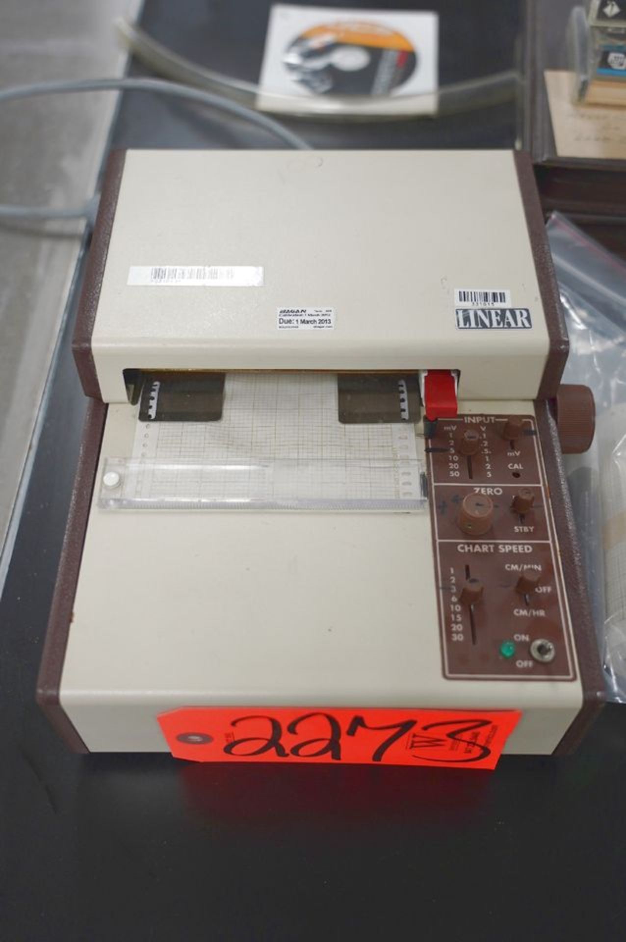 Barnstead Inernational LR92925 Channel Recorder, S/N 929040695052 (Materials Lab) - Image 2 of 5