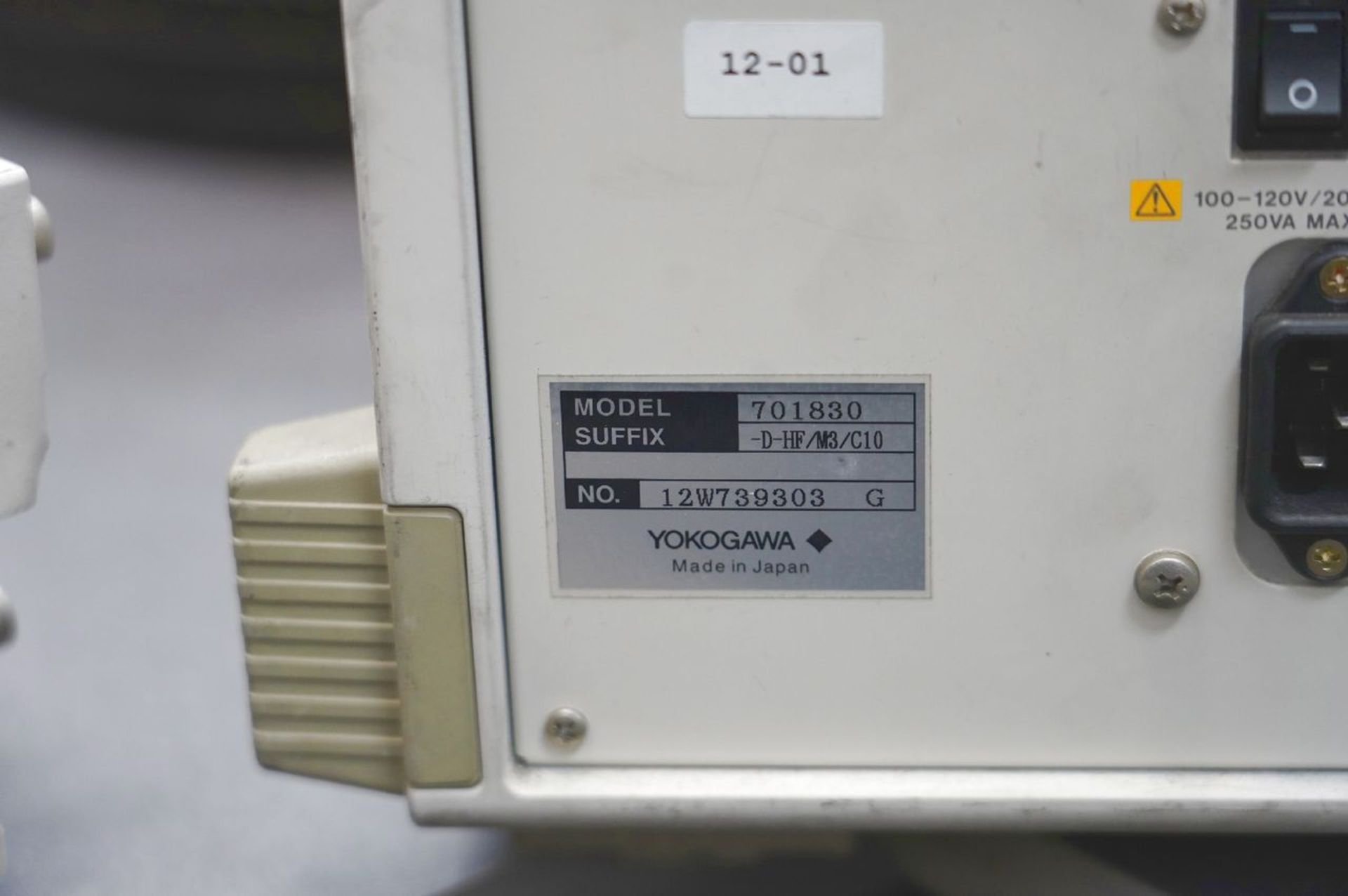 Yokogawa DL 716 - 701830 16 Channel Digital Scope, S/N 12W739303 G (Instrumentation and - Image 4 of 4