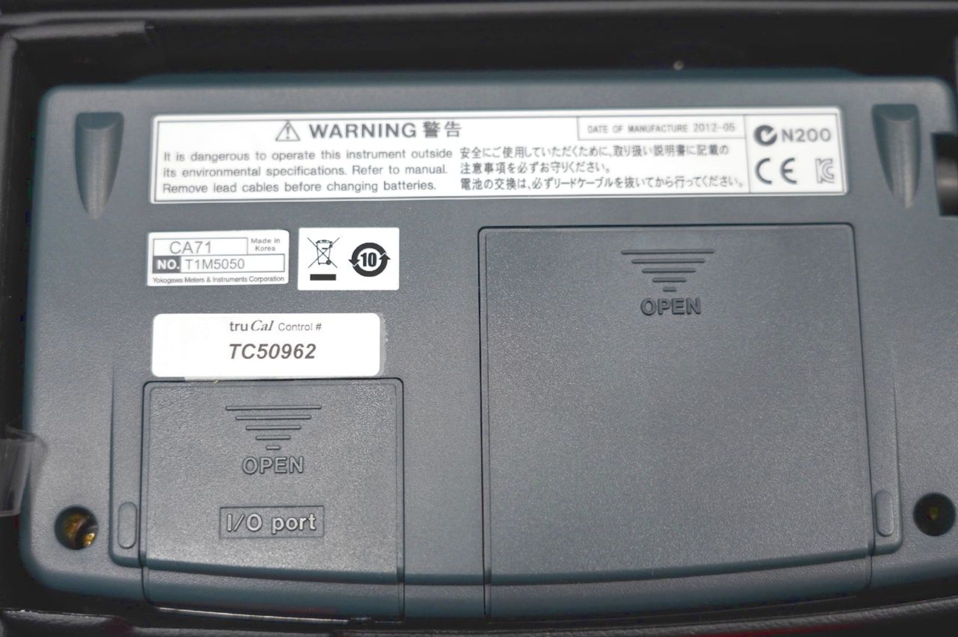 Yokogawa CA71 Handy Multifunction Calibrator, S/N T1M5050 (Instrumentation and Electronics Lab ) - Image 4 of 4