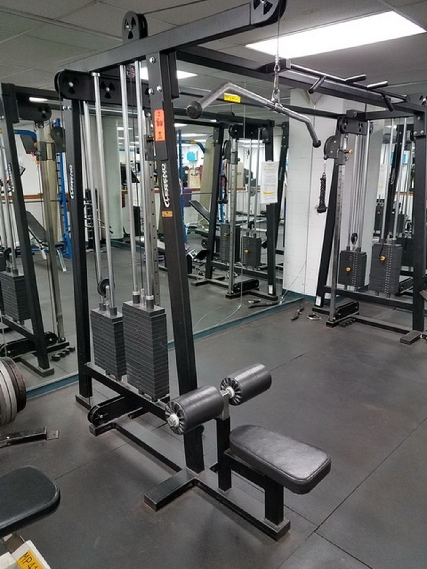 Legend Fitness Universal Workout Station, includes approx. 700 lbs. in plates total. A# 34825 Loc: - Image 2 of 5