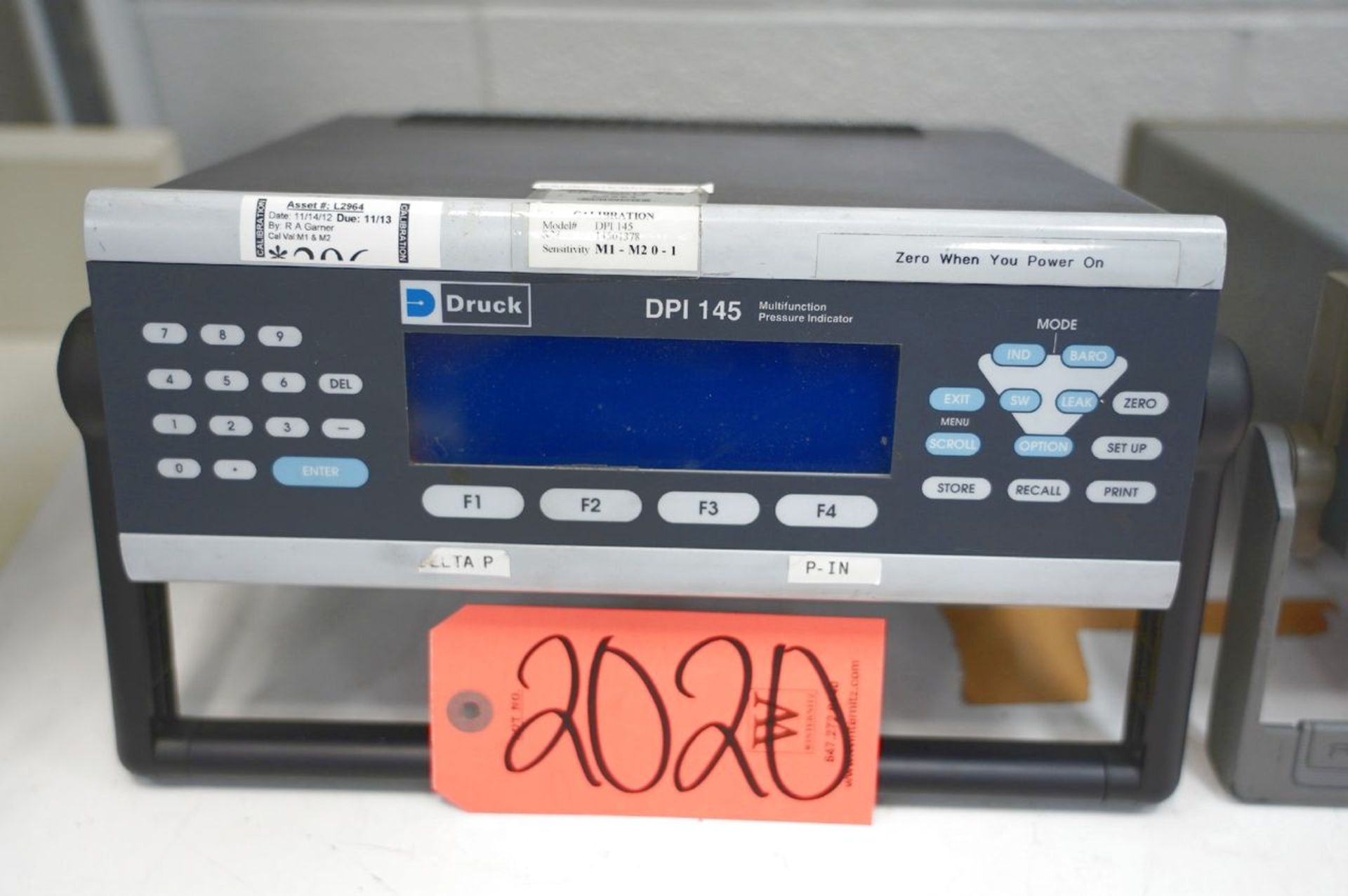 Druck DPI 145 Multifunction Pressure Indicator, Sensitivity M1-M2 0-1, S/N 14501378 (Instrumentation
