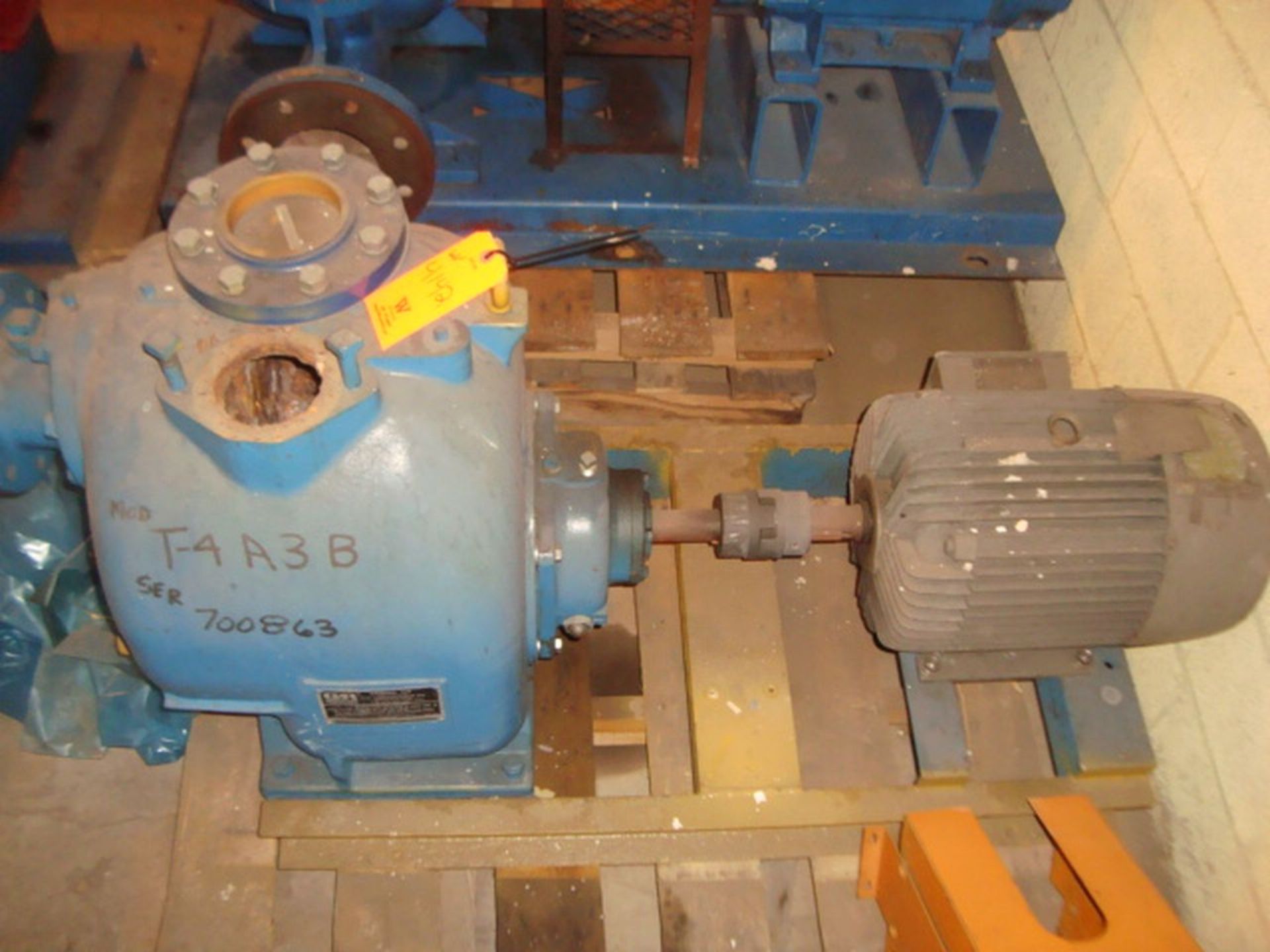 (1-Lot) To Include Gorman-Rupp Approx. 40-HP Trash Pump Skid, (Qty 1) 75-HP Electric Motor, 1780 - Image 2 of 9