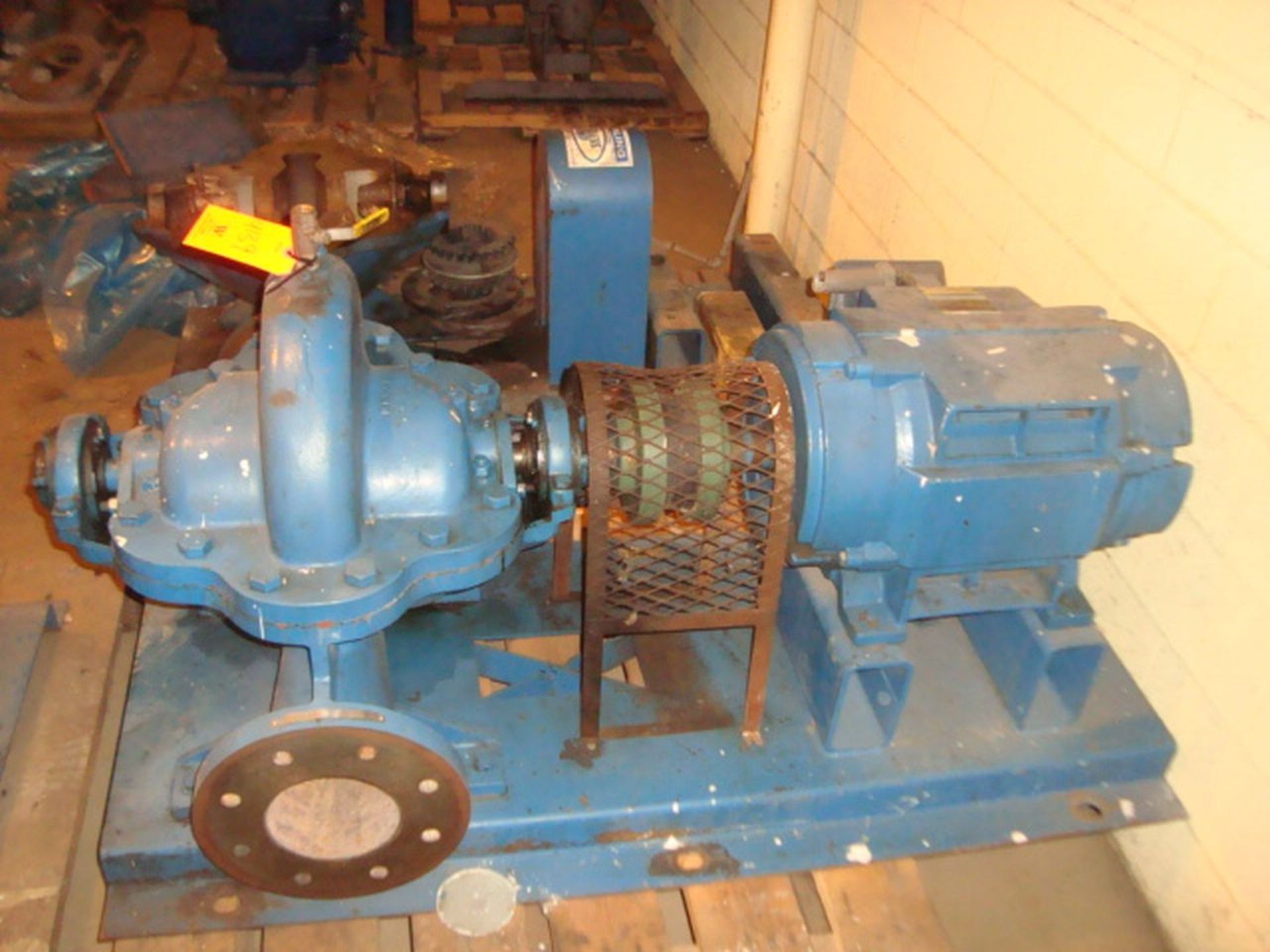 50-HP Pump Skid, 1760 rpm, 230/460V, Hz. (Basement 800 Melrose Alley) - Image 3 of 6