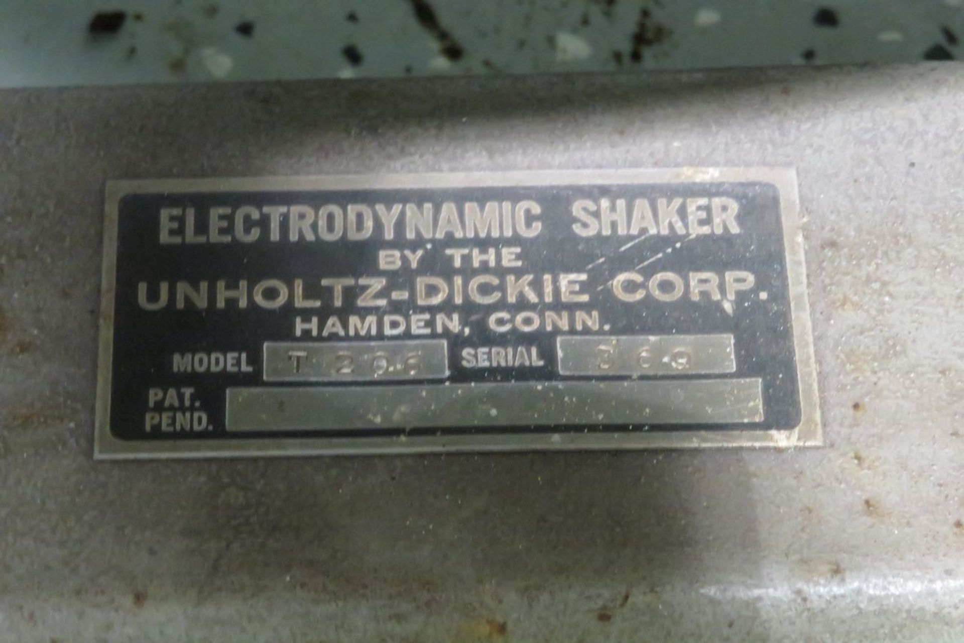 Unholtz-Dickie Corp. T206 1,200lb Electrodynamic Shaker System to Include: U-D Corp. Mdl. RD-2 - Image 4 of 9