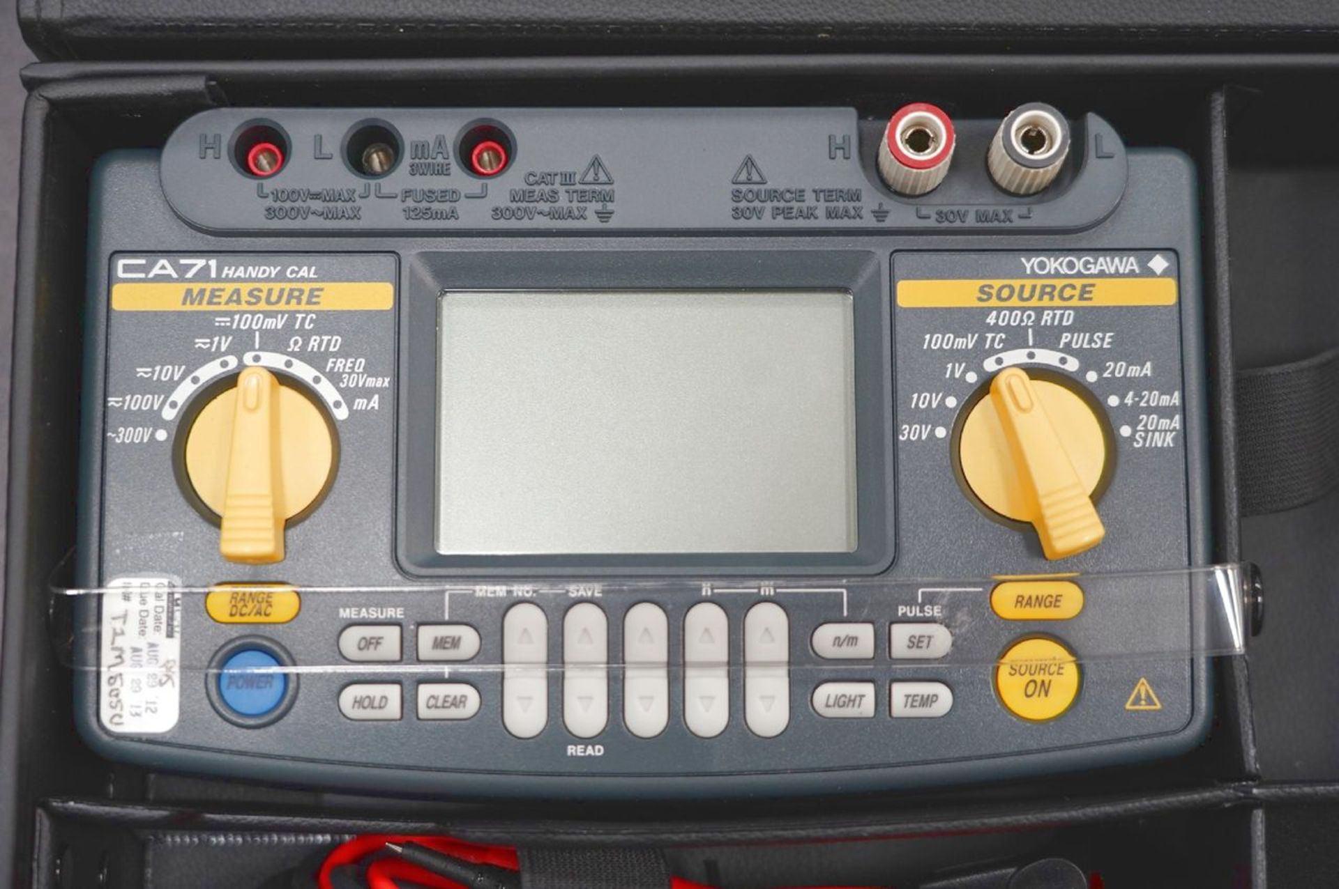 Yokogawa CA71 Handy Multifunction Calibrator, S/N T1M5050 (Instrumentation and Electronics Lab ) - Image 2 of 4