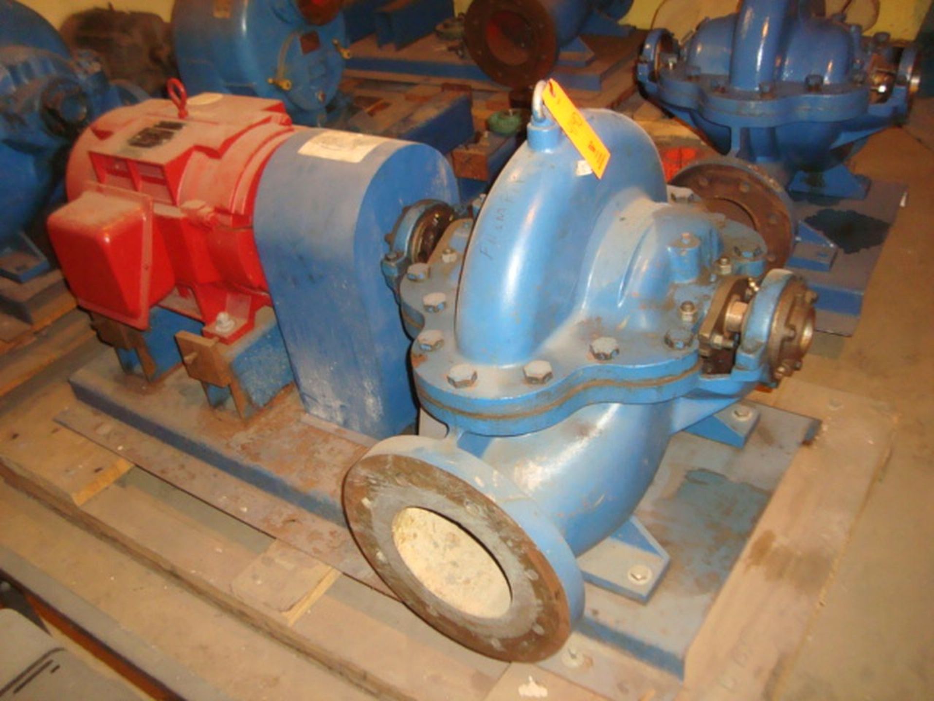 50-HP Fire Pump Skid, With 1770 rpm, 230/460V, Hz. (Basement 800 Melrose Alley)