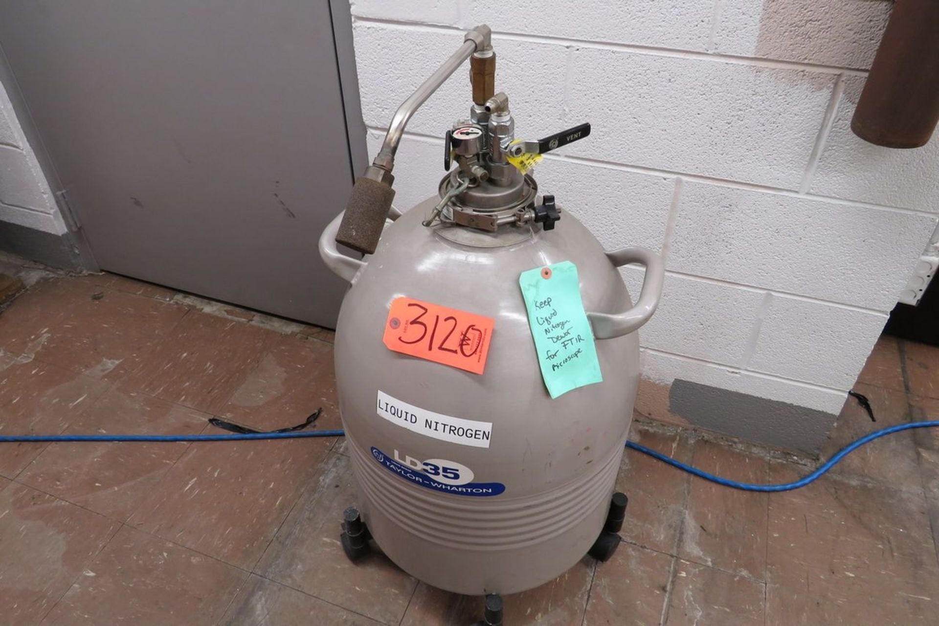 Taylor-Wharton LD35 Liquid Nitorgen Tank (Basement, CY 76, Chemistry Lab)