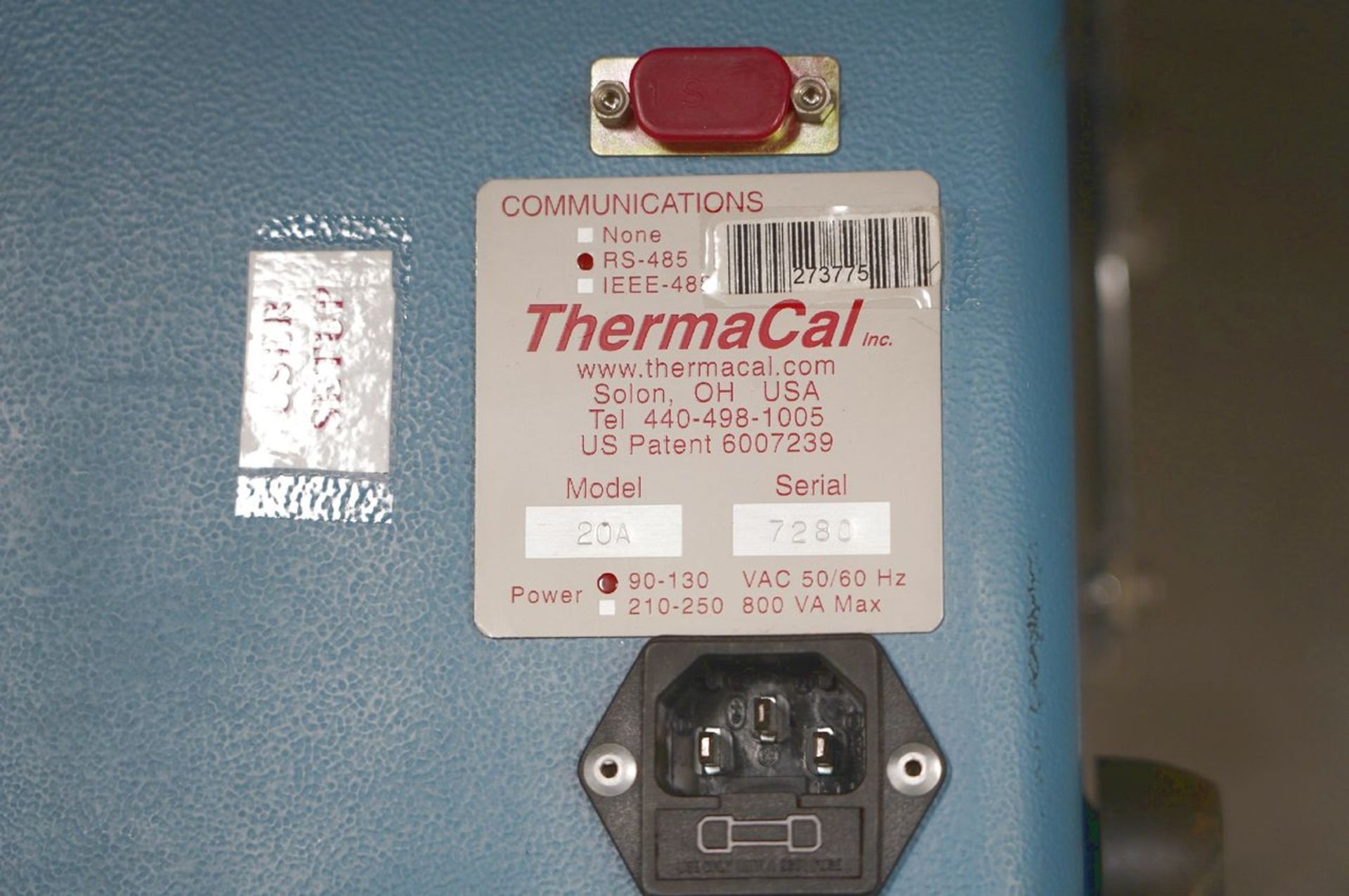 ThermaCal 20A Temperature Source / Measure, S/N 7280 (Instrumentation and Electronics Lab ) - Image 3 of 3