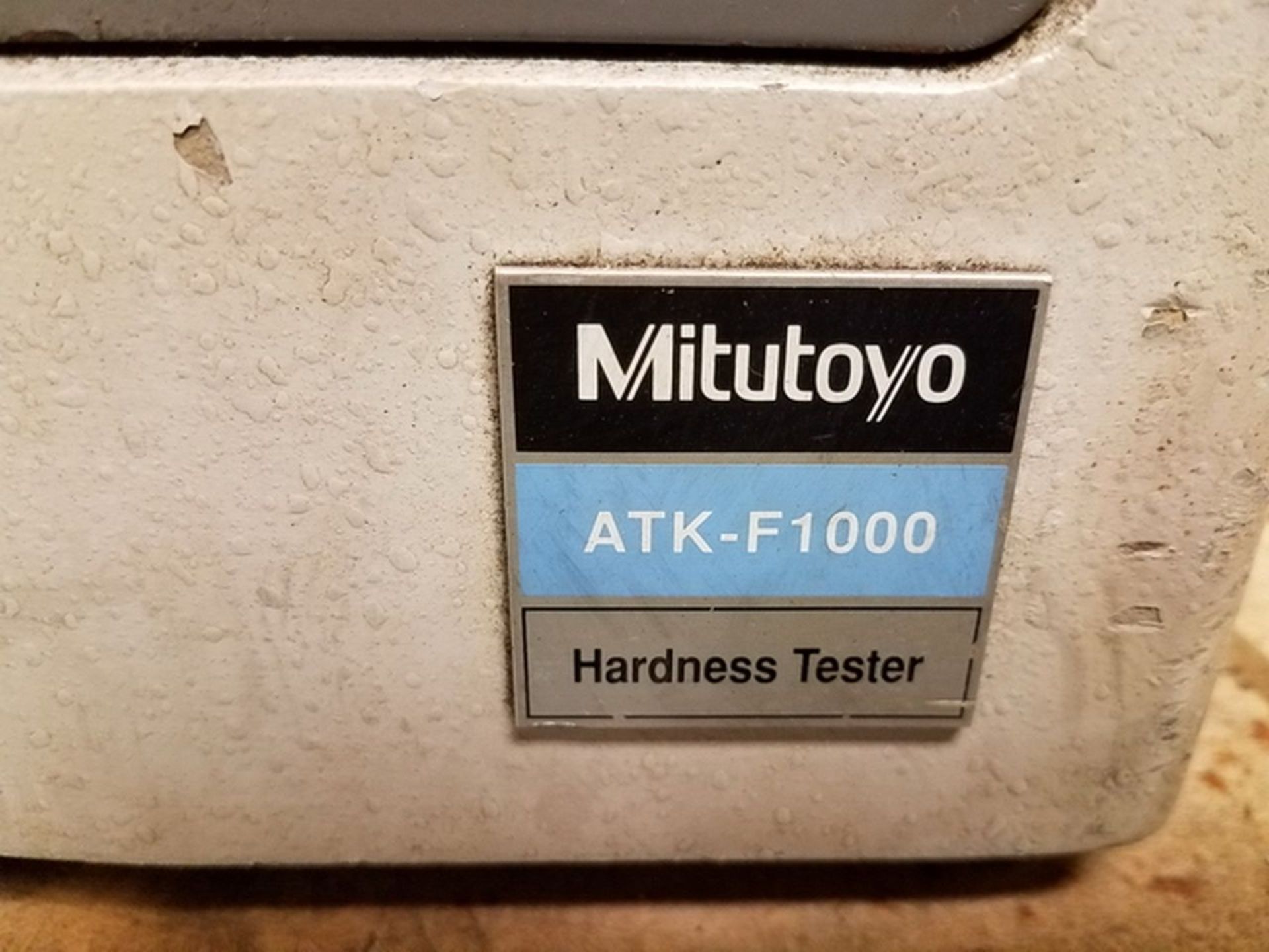 Mitutoyo ATK-F1000 Hardness Tester. A# 17625. Loc: Basement Training Room 1. (Bsmt Training Room 1) - Image 2 of 2