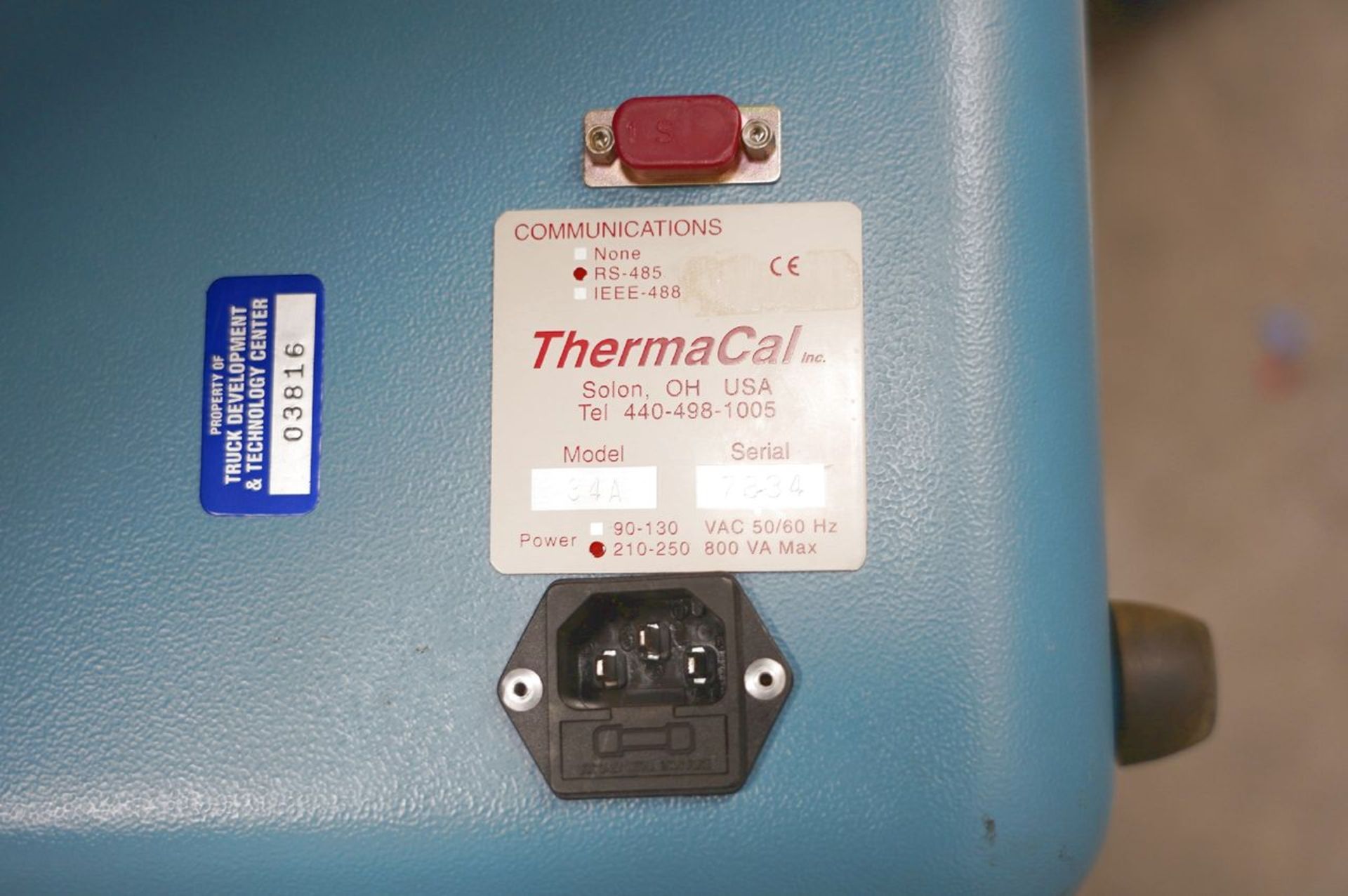 ThermaCal 34A Temperature Source / Measure, S/N 7834 (Instrumentation and Electronics Lab ) - Image 3 of 5