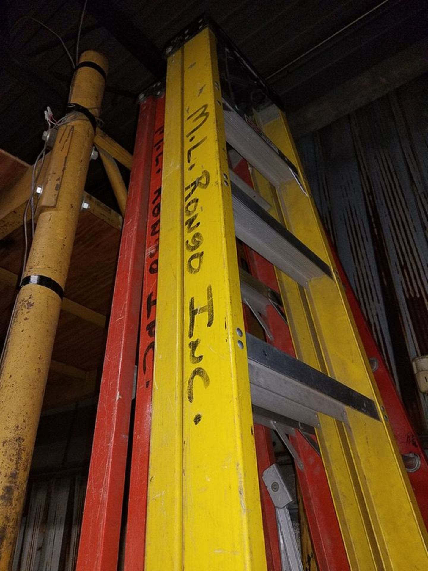 Lot - (2) 10 ft. Step Ladders; (1) Werner, and (1) Bauer