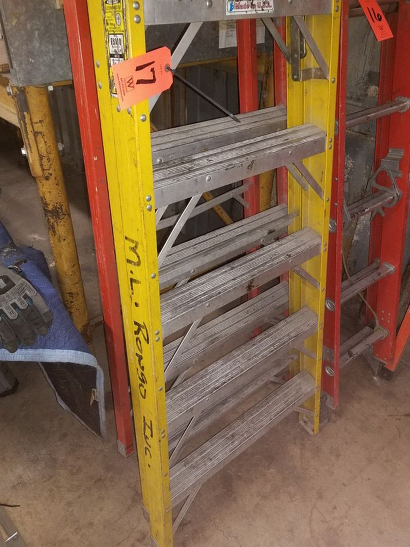 Lot - (2) 10 ft. Step Ladders; (1) Werner, and (1) Bauer - Image 2 of 2