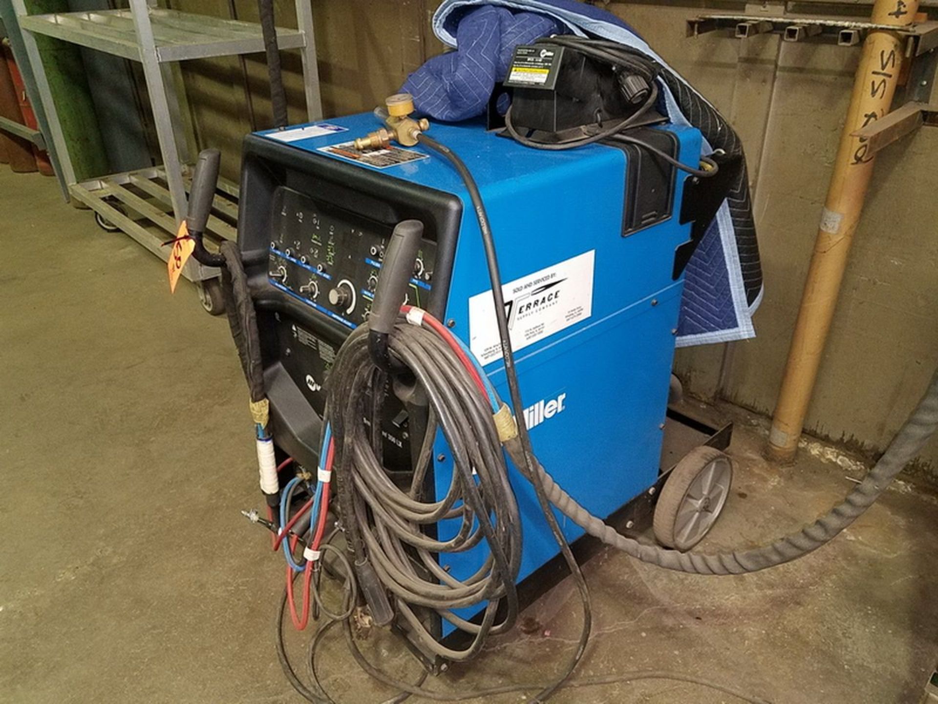 Miller Syncrowave 350 LX Portable Tig Welding Power Source, S/N: LG141198L; 400-Amp, Gun and Model - Image 3 of 7