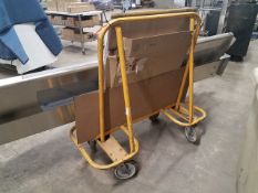 4-Wheel Panel Cart; Contents Not Included