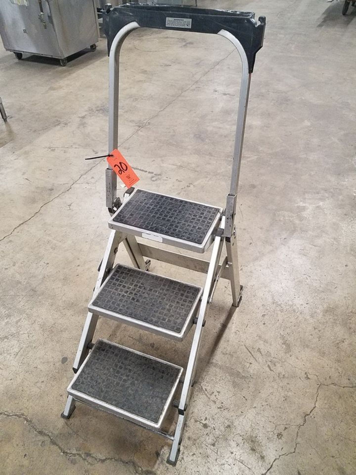 Lot of (2) Assorted Little Jumbo Collapsible Step Ladders, includes (1) 3-step & (1) 2-step. - Image 2 of 3