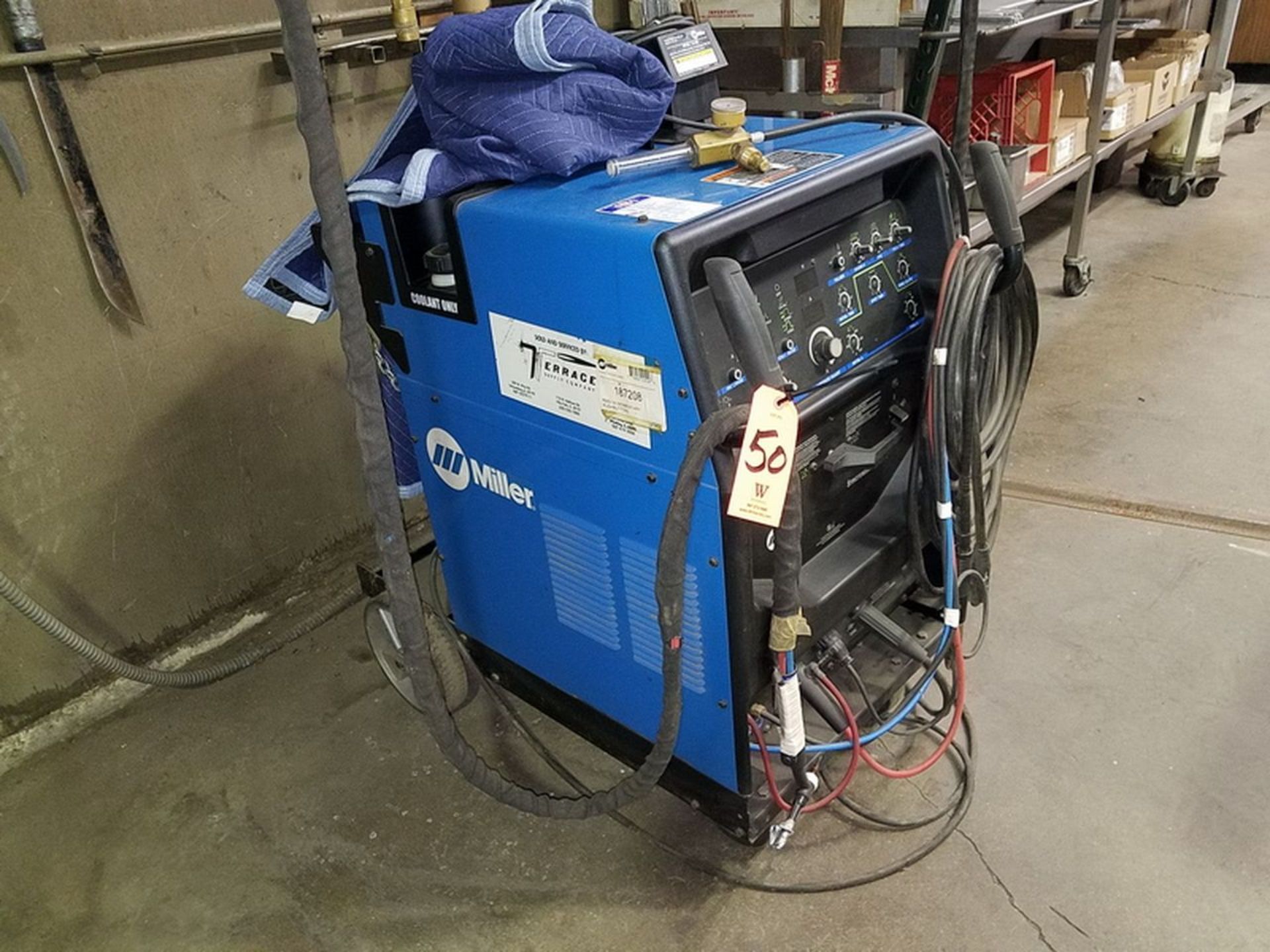 Miller Syncrowave 350 LX Portable Tig Welding Power Source, S/N: LG141198L; 400-Amp, Gun and Model - Image 2 of 7