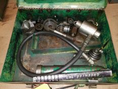 Greenlee Model 767 Hydraulic Punch Driver; with Case