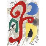 JOAN MIRO: Joan Miró. Tracé sur l’Eau. Suite d’Aquarelles - Anthonioz, Michel u.a.; Hommage à Téria
