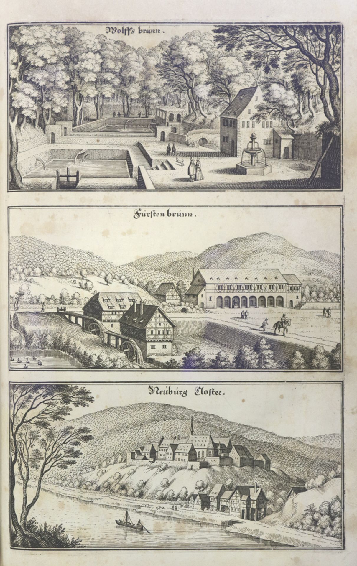 VEDUTEN - SAMMELBÄNDE: Merian, Mattheus (Hrsg.); Topographia Palatinatus Rheni et Vicinarum Regionu - Bild 3 aus 3