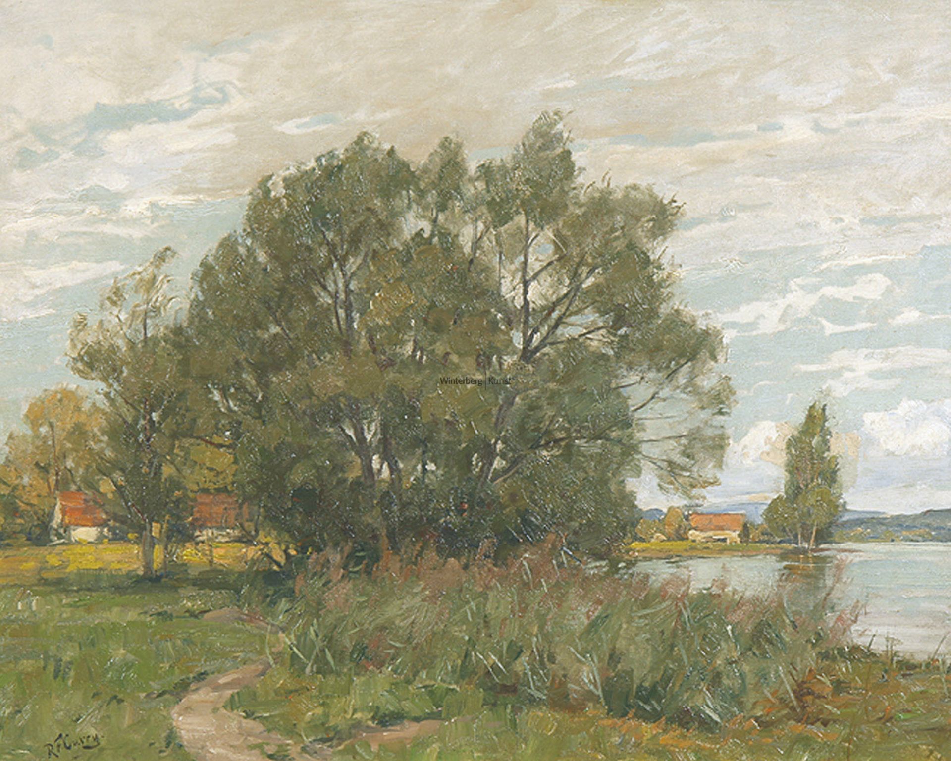 ROBERT FRANZ CURRY: „Insel Reichenau (Spätsommer)“.