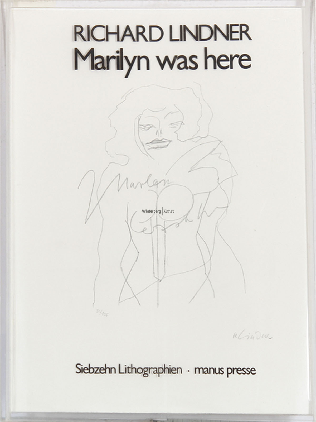 RICHARD LINDNER: Marilyn was here.