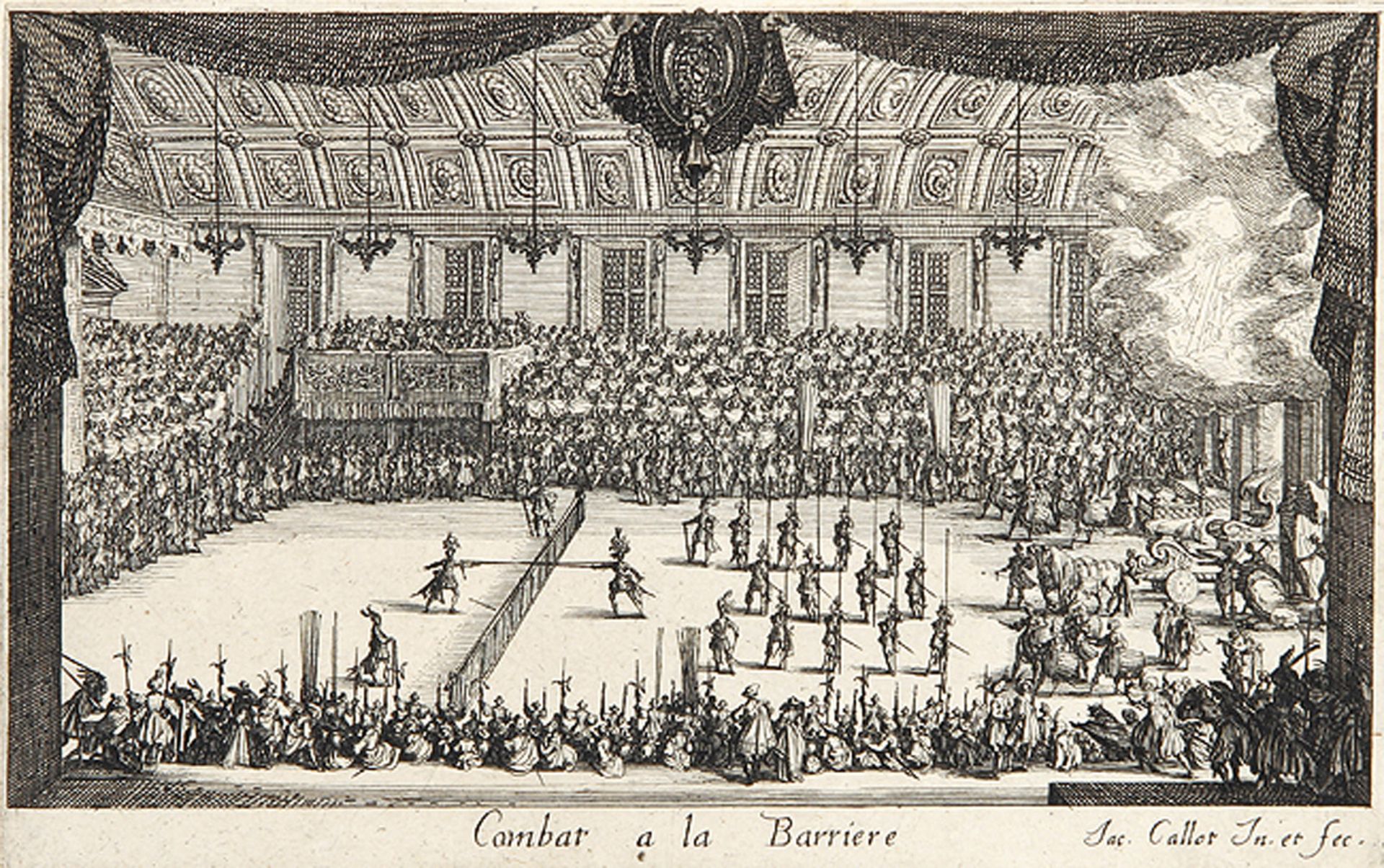 JACQUES CALLOT: Le Combat.