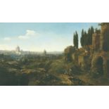 EDWARD THEODOR COMPTON: Blick vom Palatin auf Rom.